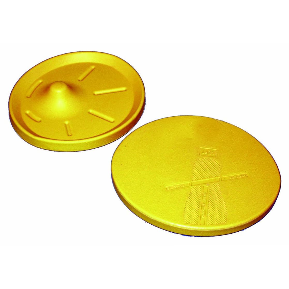 CanDo Home Balance Board, Right leg, Yellow, 120 lbs. capacity - Image 1