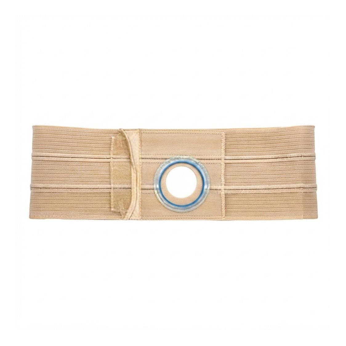 Nu-Hope 5" Regular Elastic Flat Panel Ostomy Support Belt, 2-3/4" Beige, Large - Each - Image 1