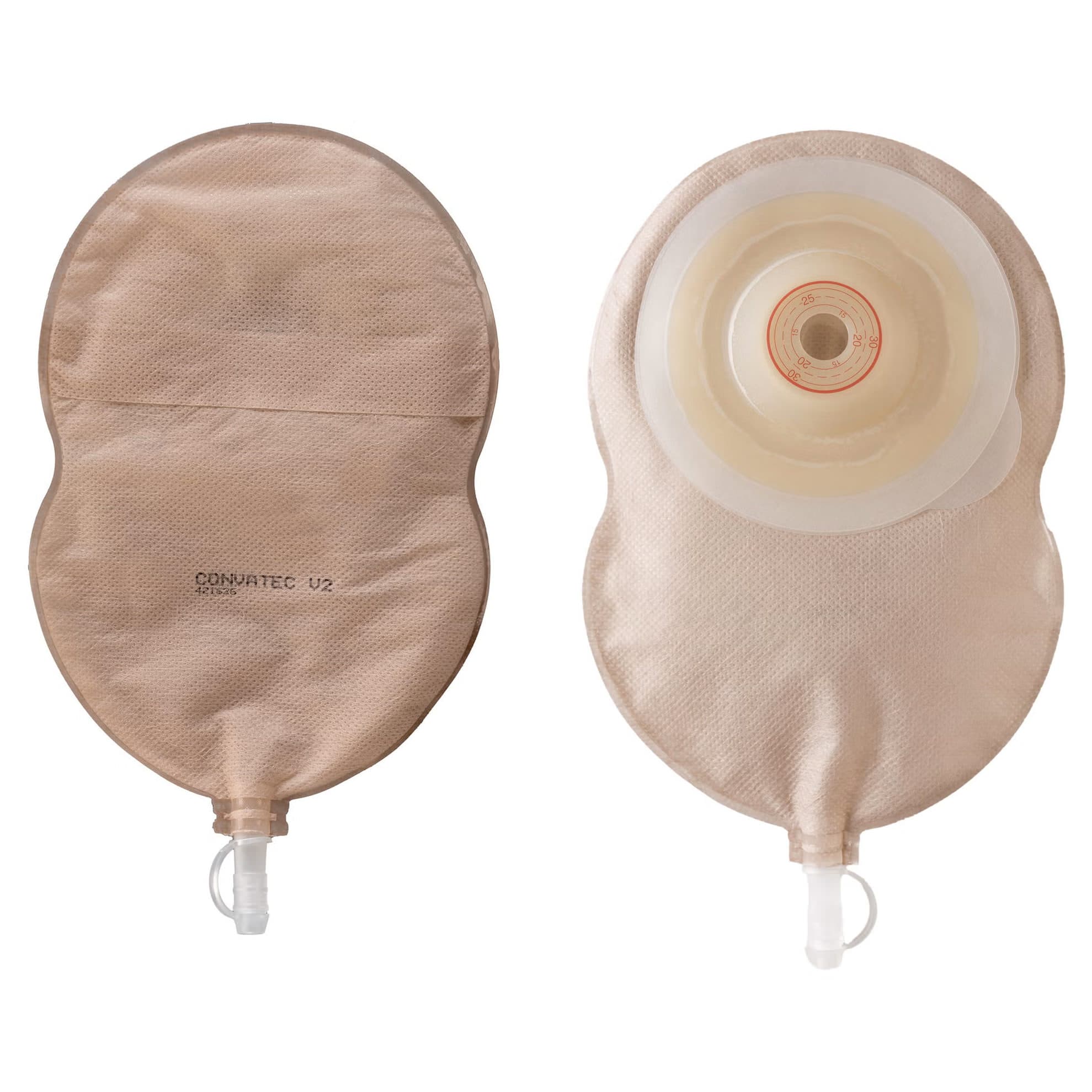 Convatec Esteem+ Flex Convex Urostomy Pouch, 3/8" - 1", Convex V3 - Box of 10 - Image 1
