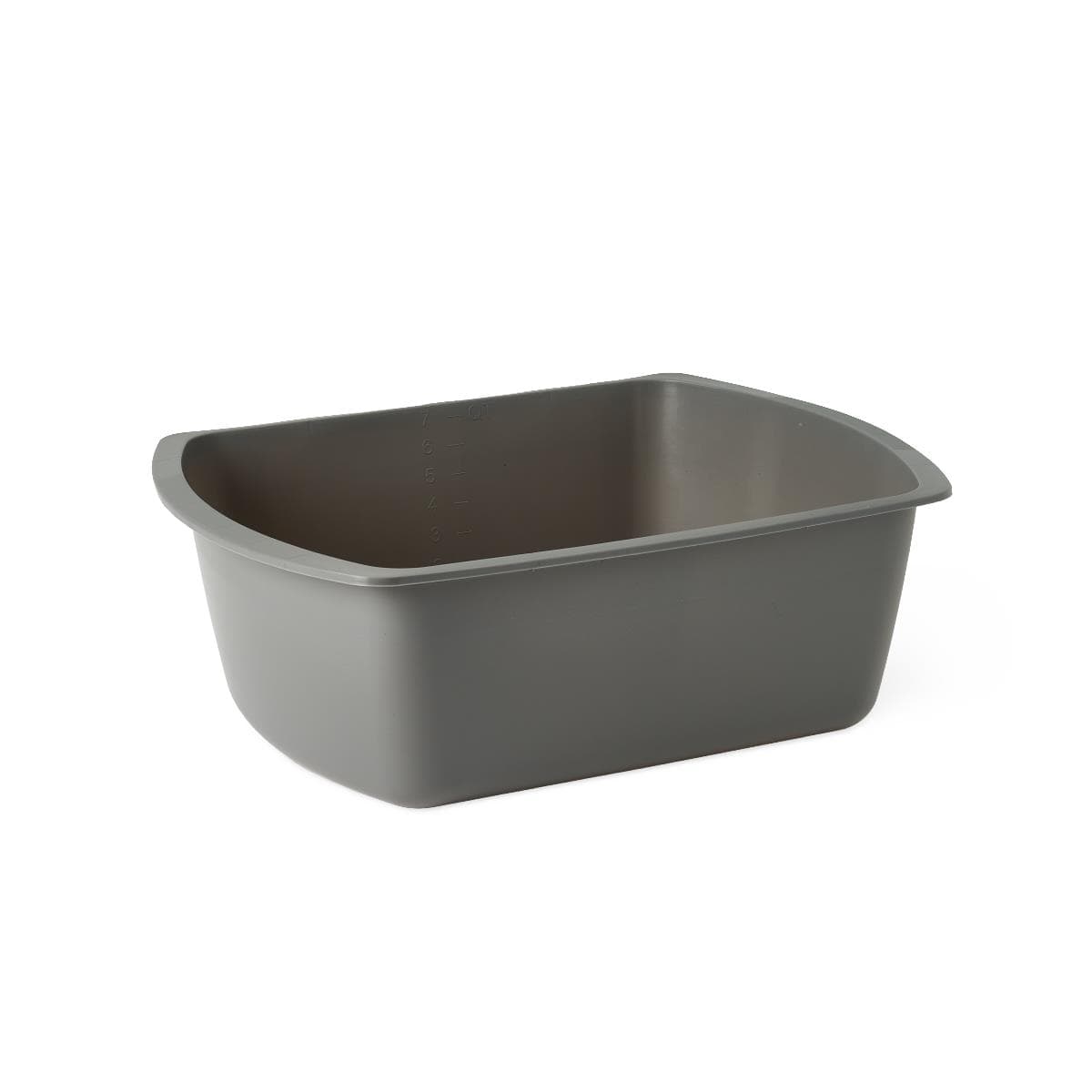 Medline Graduated Rectangular Washbasin, Graphite, 7.5 Quart - Each - Image 1