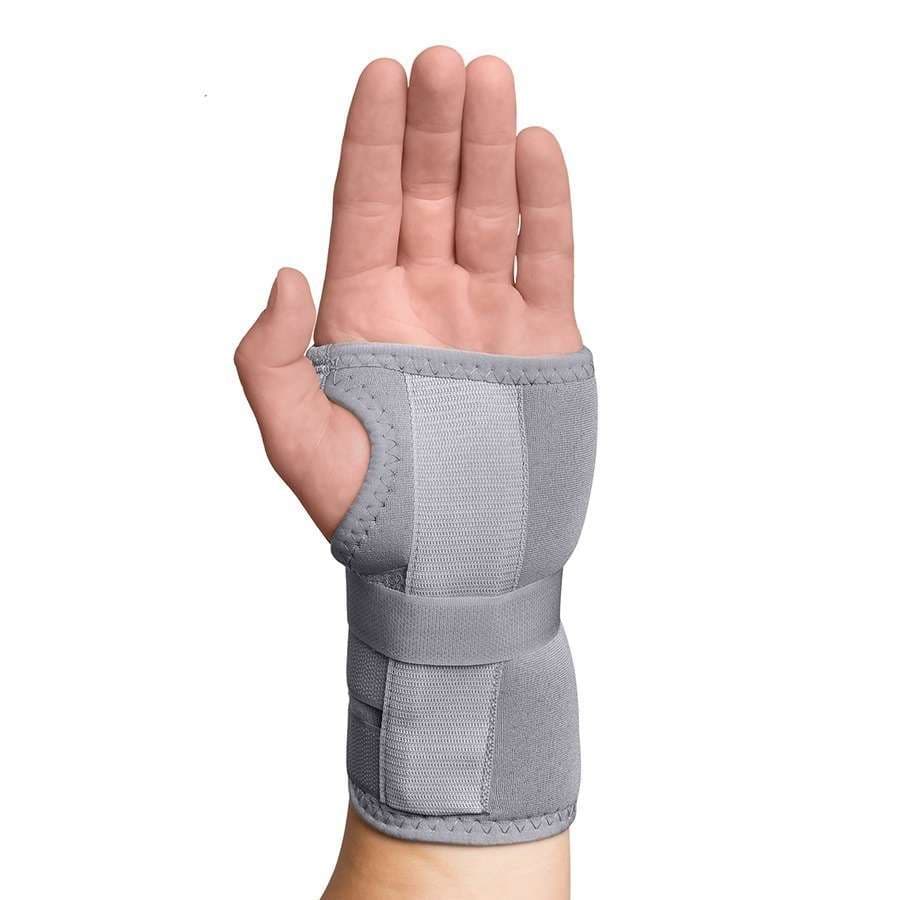Swede-O Thermal Carpal Tunnel Immobilizer Brace, gray, medium, left - Image 1