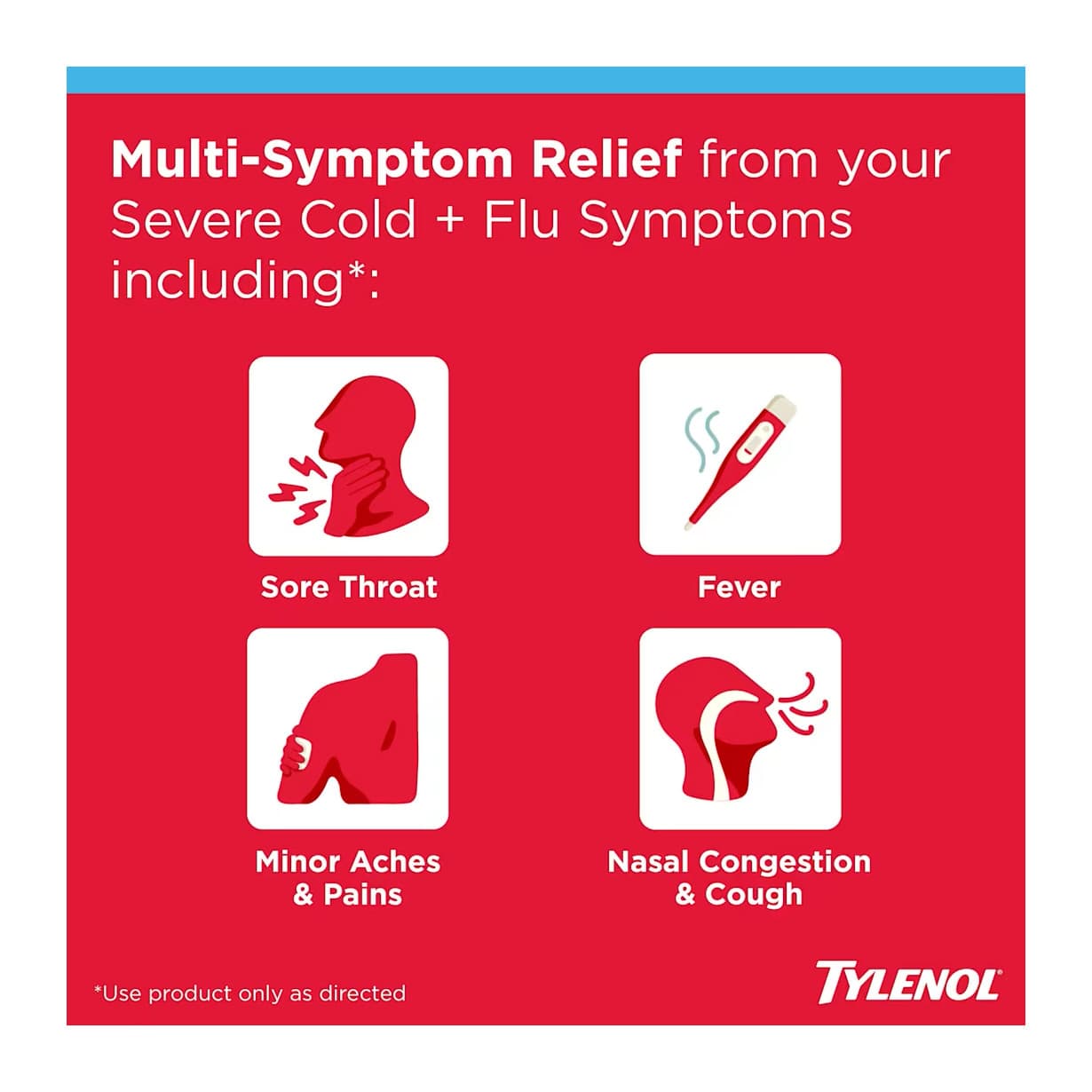 Tylenol Cold + Flu Severe Day & Night Caplets Combo Pack, 24 Count - Each - Image 2