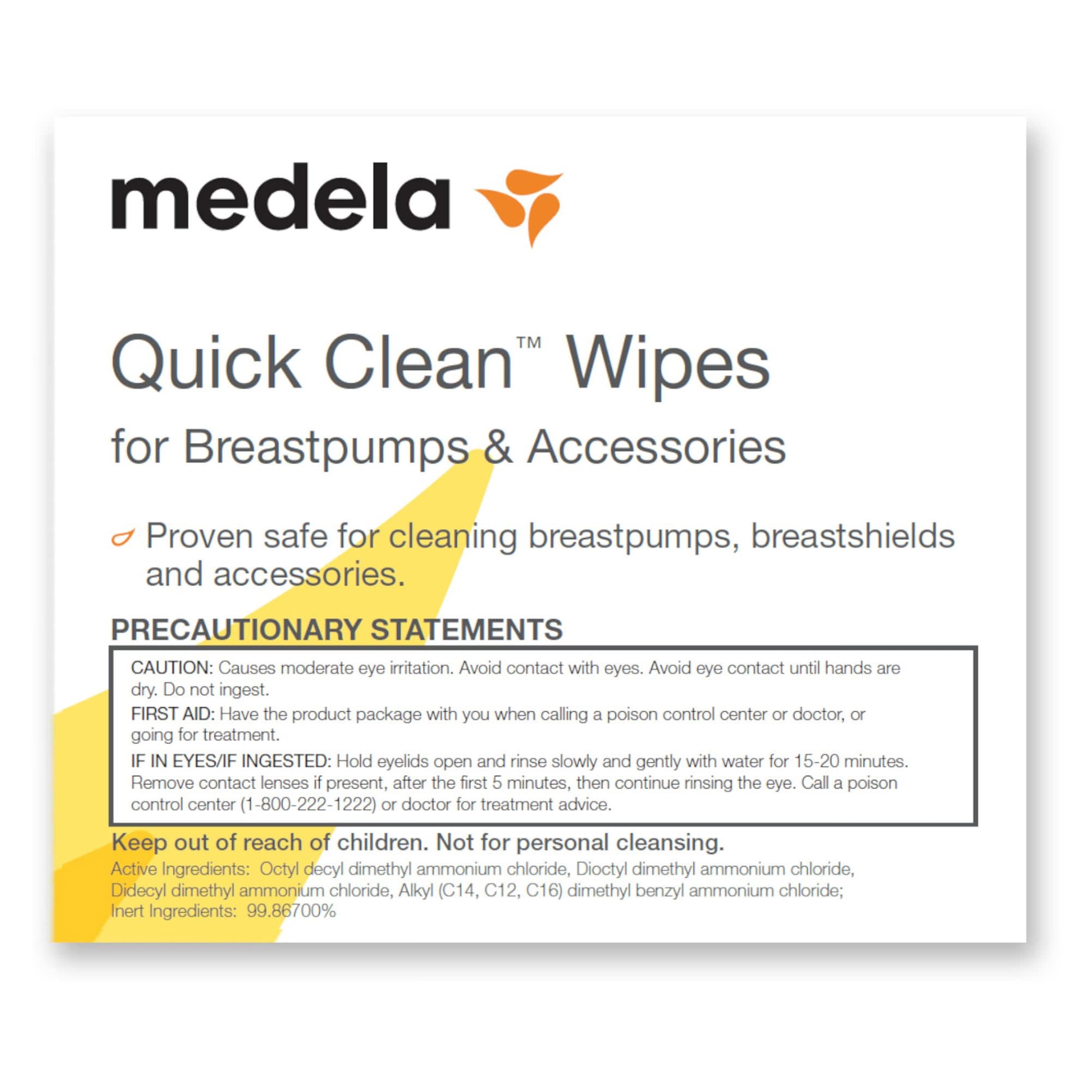 Medela Quick Clean Breast Pump Wipe - Image 3