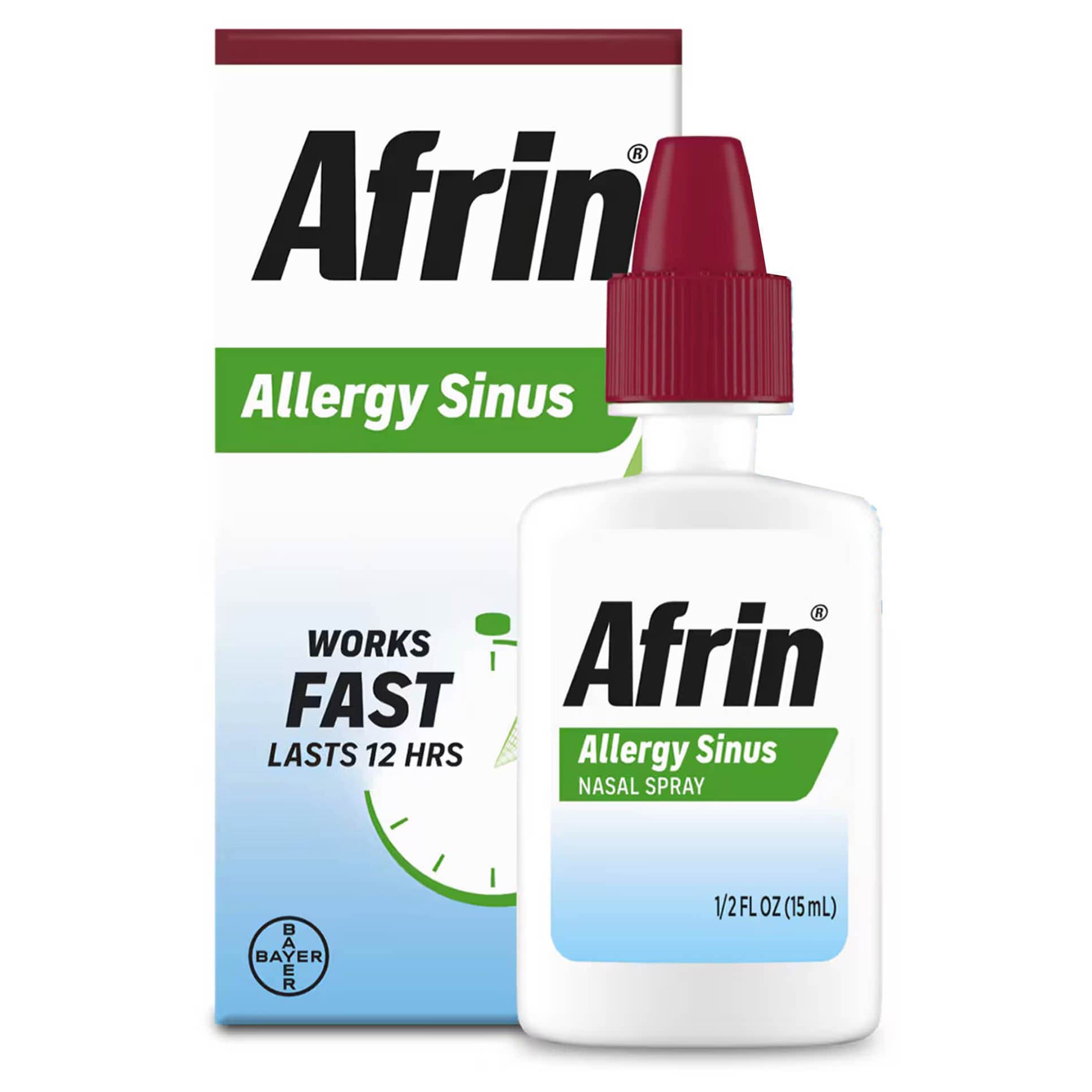 Afrin Allergy Sinus Relief Nasal Spray - Each - Image 1