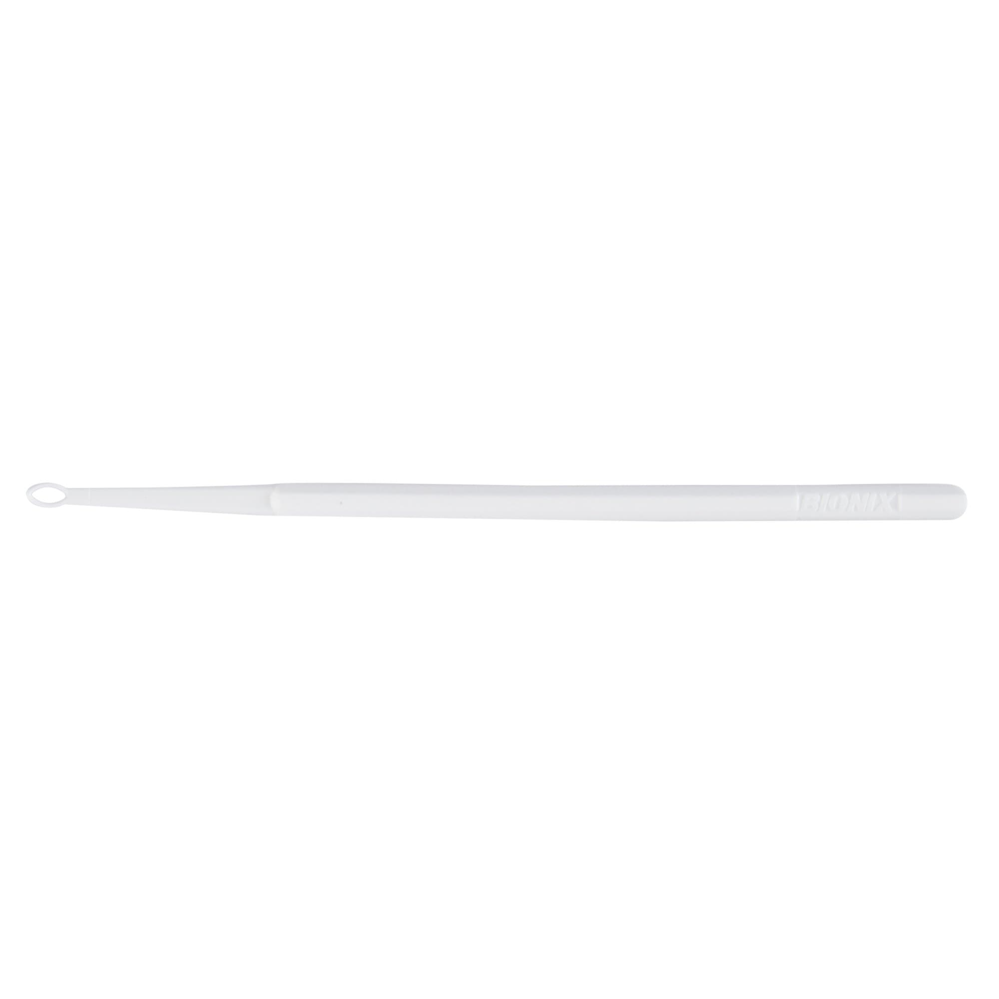 Bionix FlexLoop White Ear Curette, Oval Loop Tip - Box of 50 - Image 1