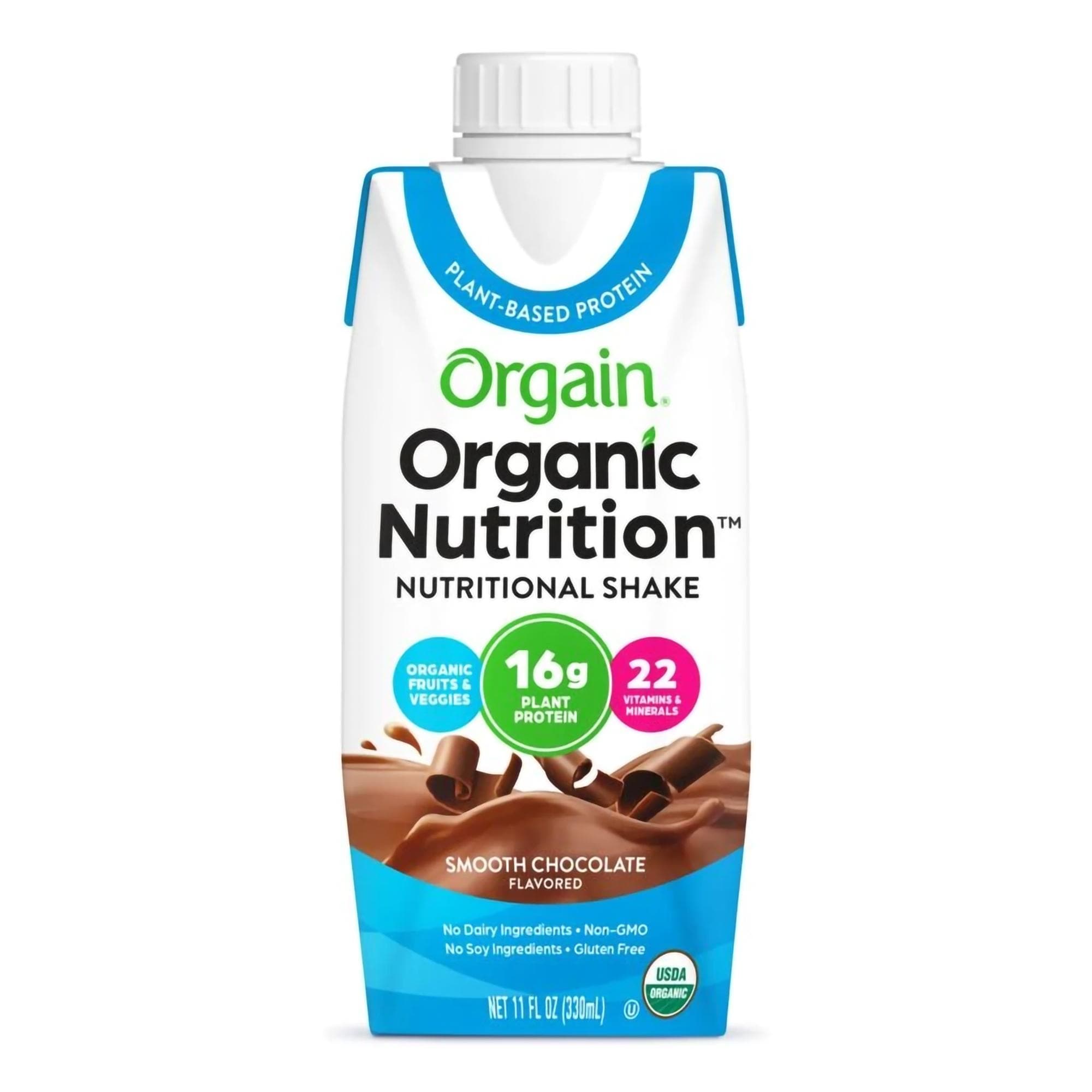 Orgain Organic Plant-Based Protein Nutritional Shake