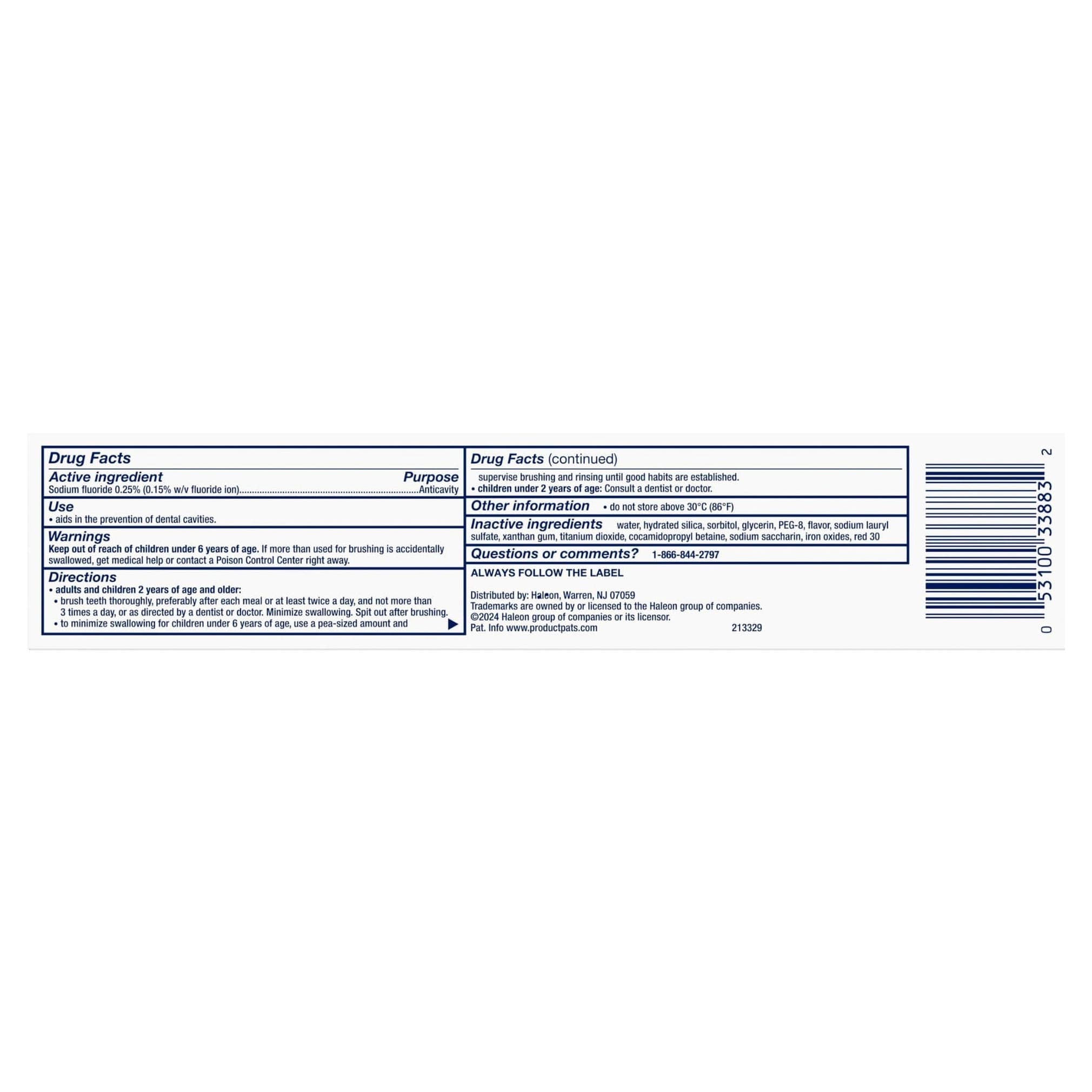 Aquafresh Extreme Clean Mint Blast Toothpaste, 5.67 oz - Each - Image 3