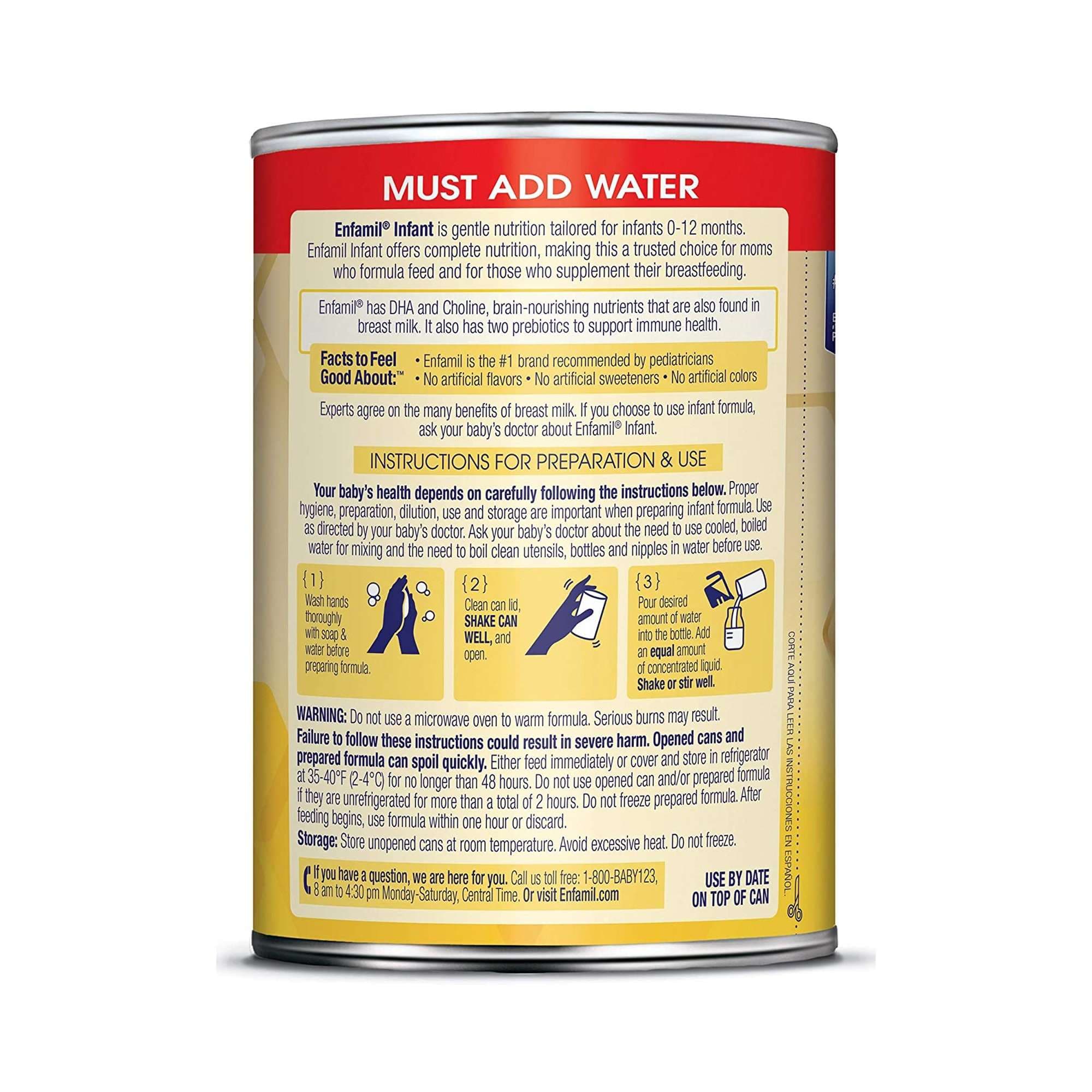 Enfamil Concentrate Infant Formula, Unflavored - Image 3