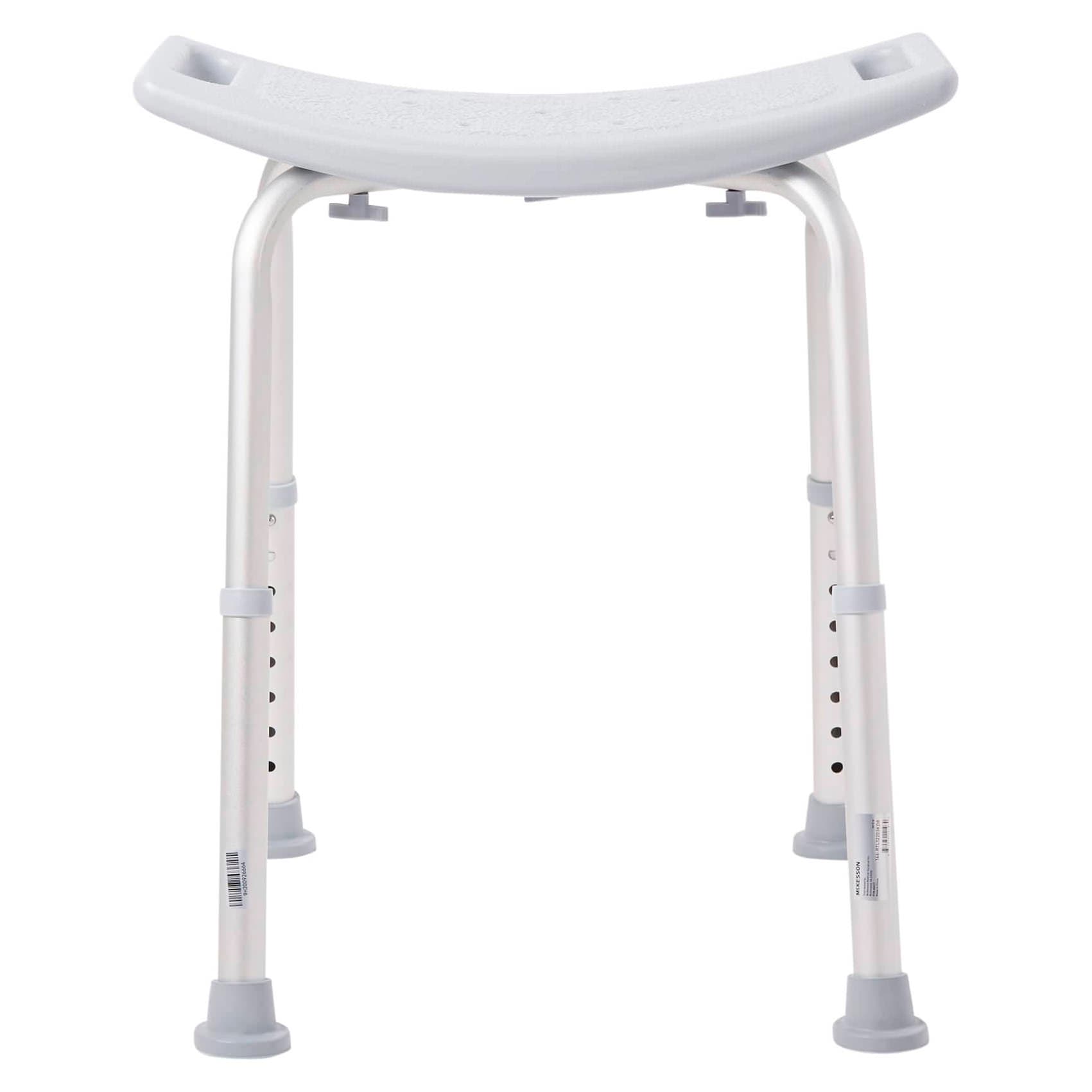 McKesson Without Backrest Bath Bench, Gray - Image 1