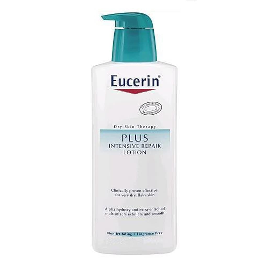 Eucerin Plus Intensive Repair Hand and Body Moisturizer, Unscented, 8.4 oz - Each - Image 1
