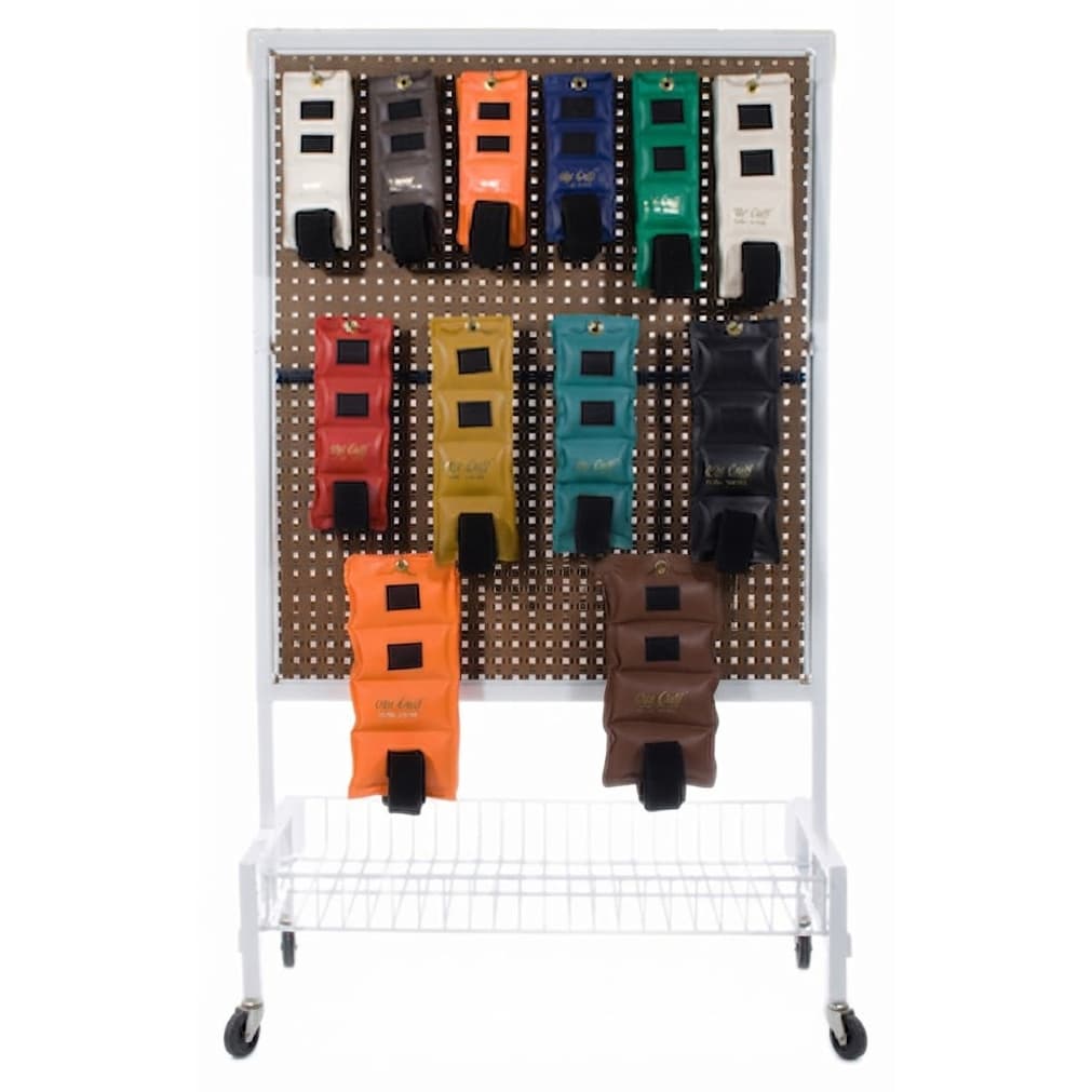 The Cuff Deluxe Ankle and Wrist Weight Set, 24 Piece, with Rack - Image 1