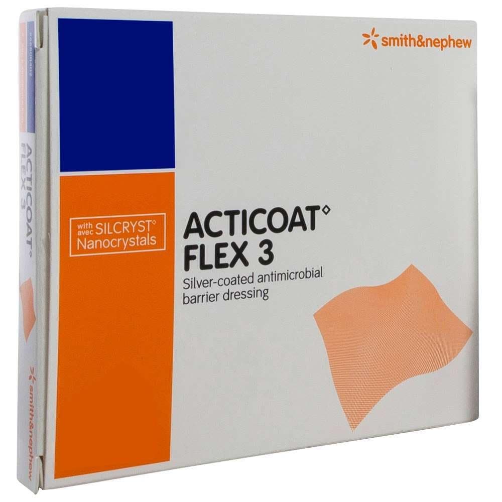 Acticoat Flex 3 Silver Coated Antimicrobial Barrier Dressing