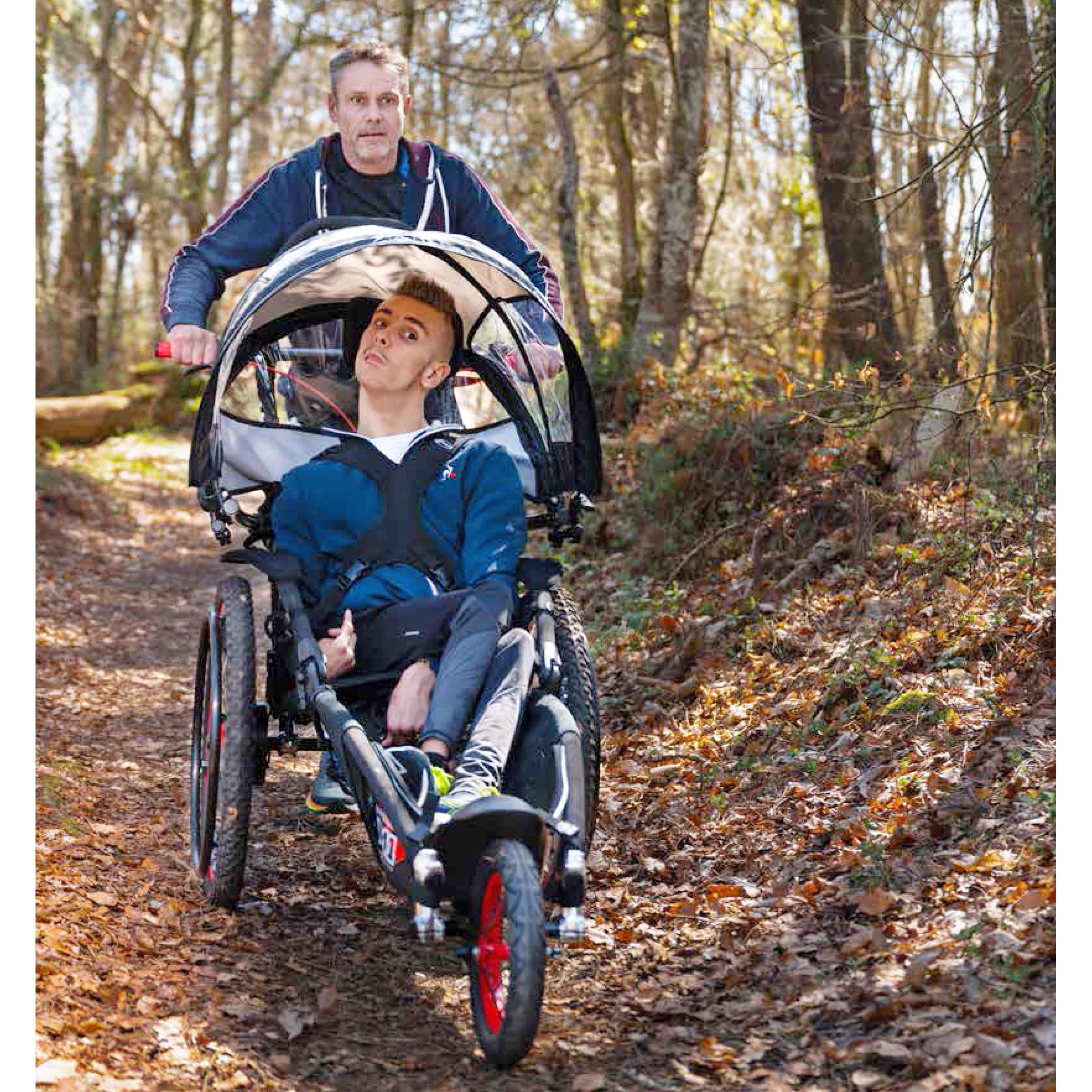 Hippocampe Marathon & Trail Running Wheelchair by Vipamat - Image 2