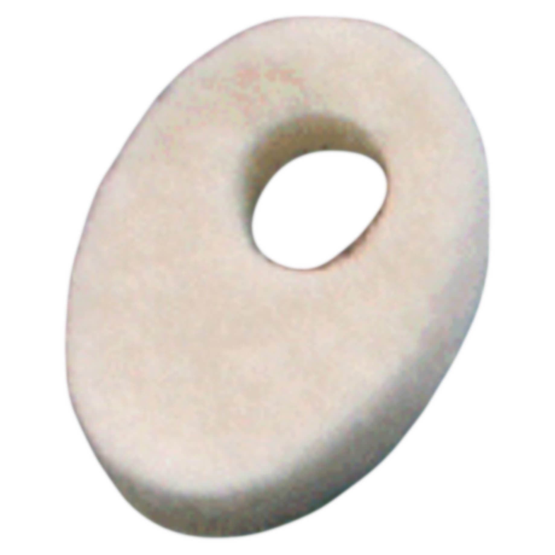 McKesson Pedi-Pad Protective Pad White Adhesive Foot Adult, 1/16 Inch Thick, Size 101-Regular - Case of 1000 - Image 1