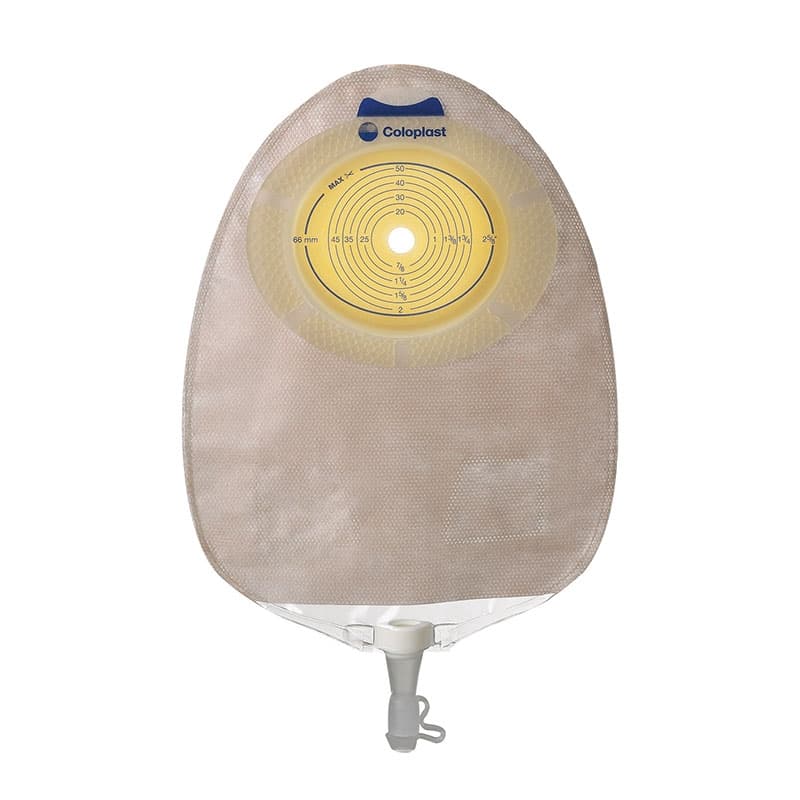 SenSura 1-Piece Xpro Flat MAXI Urostomy Pouch, 10-76 mm Stoma, Transparent - Box of 10 - Image 1
