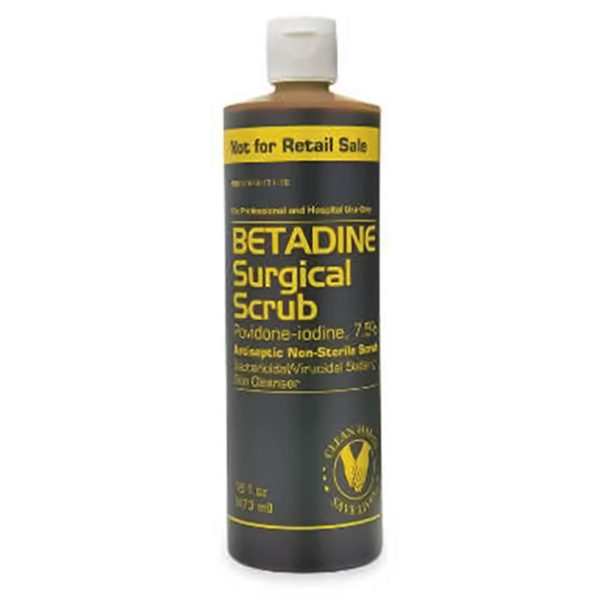 Betadine Surgical Scrub Solution Povidone-Iodine, 7.5% Strength, 4 oz - Each - Image 1