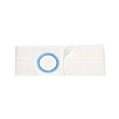 Nu-Hope 4" Flat Panel Ostomy Support Belt, 2-7/8 x 3-3/8", White, Prolapse Flap - Each - Image 1