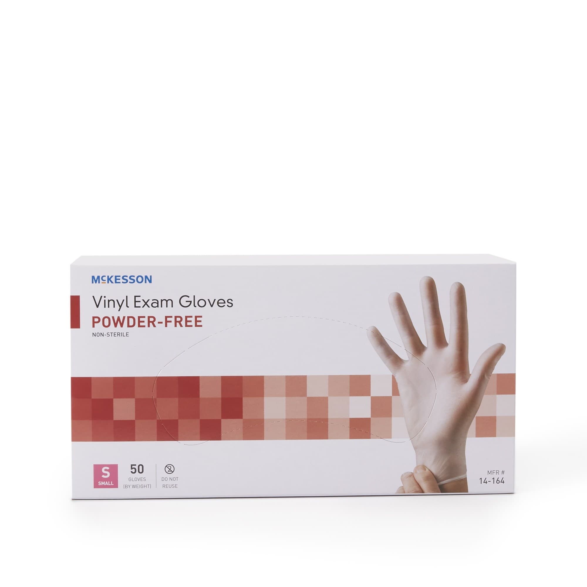 McKesson Confiderm Vinyl Standard Cuff Powder Free Exam Gloves - Image 5