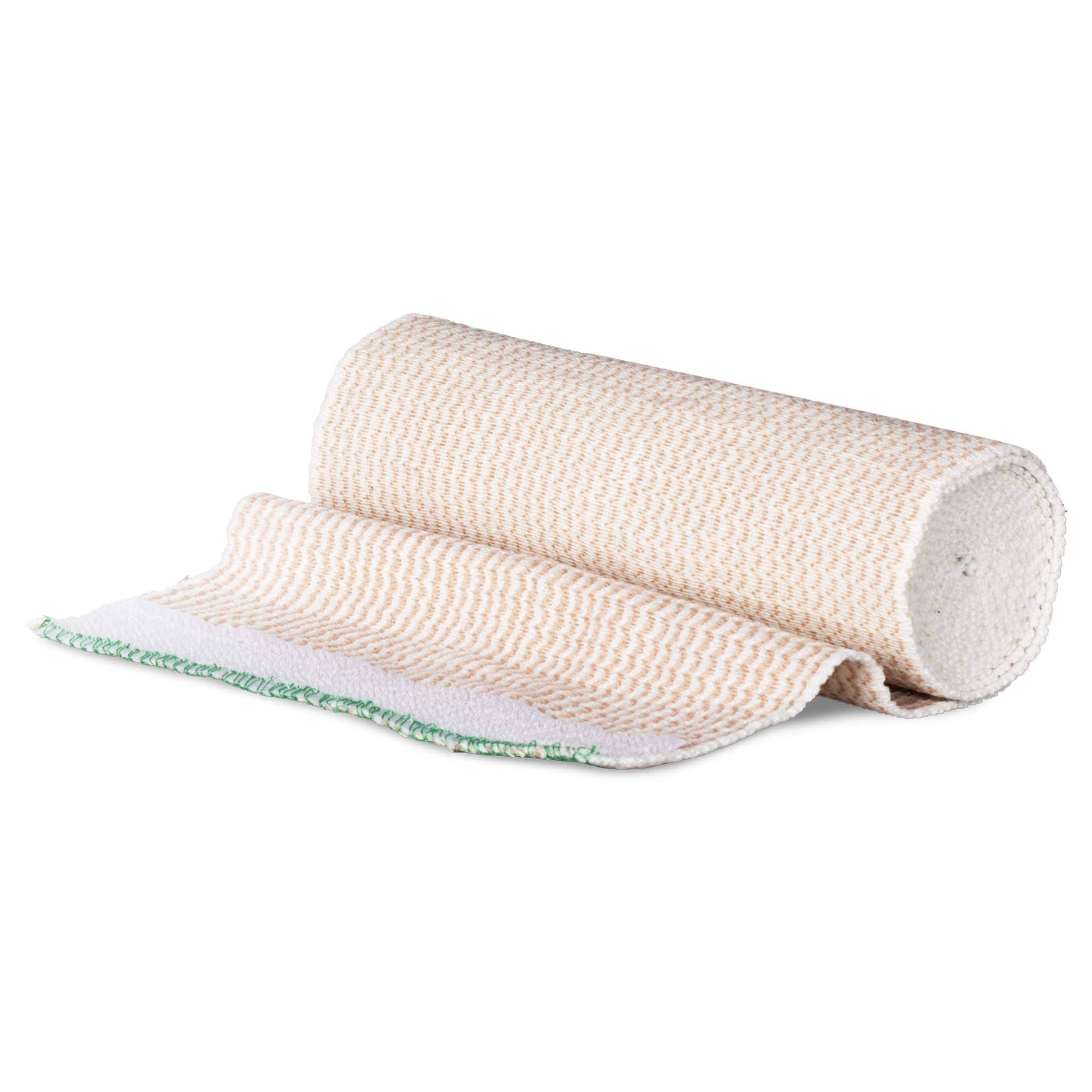 Dukal Elastic Bandage, 6 Inch x 5 Yard, High Compression, Tan - Case of 50 - Image 1