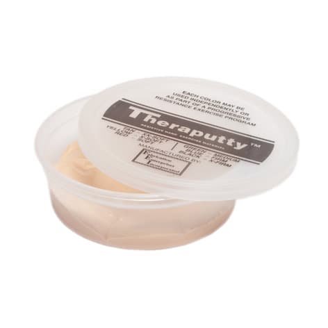 Theraputty Standard Exercise Putty, 4 Oz, Tan, 2X Soft - Image 1