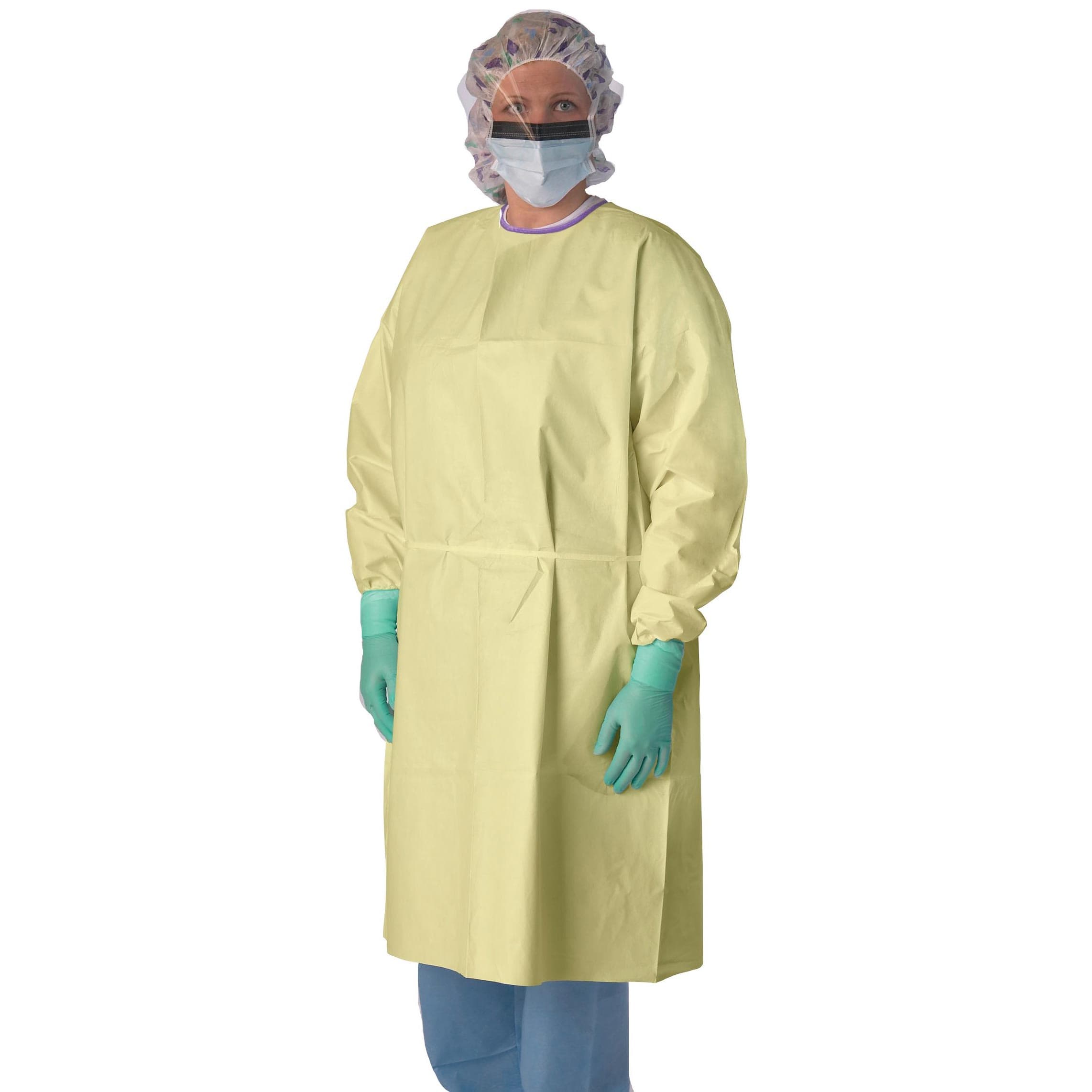 Medline AAMI Level 3 Isolation Gown with Elastic Wrist, Extra Large - Case of 100