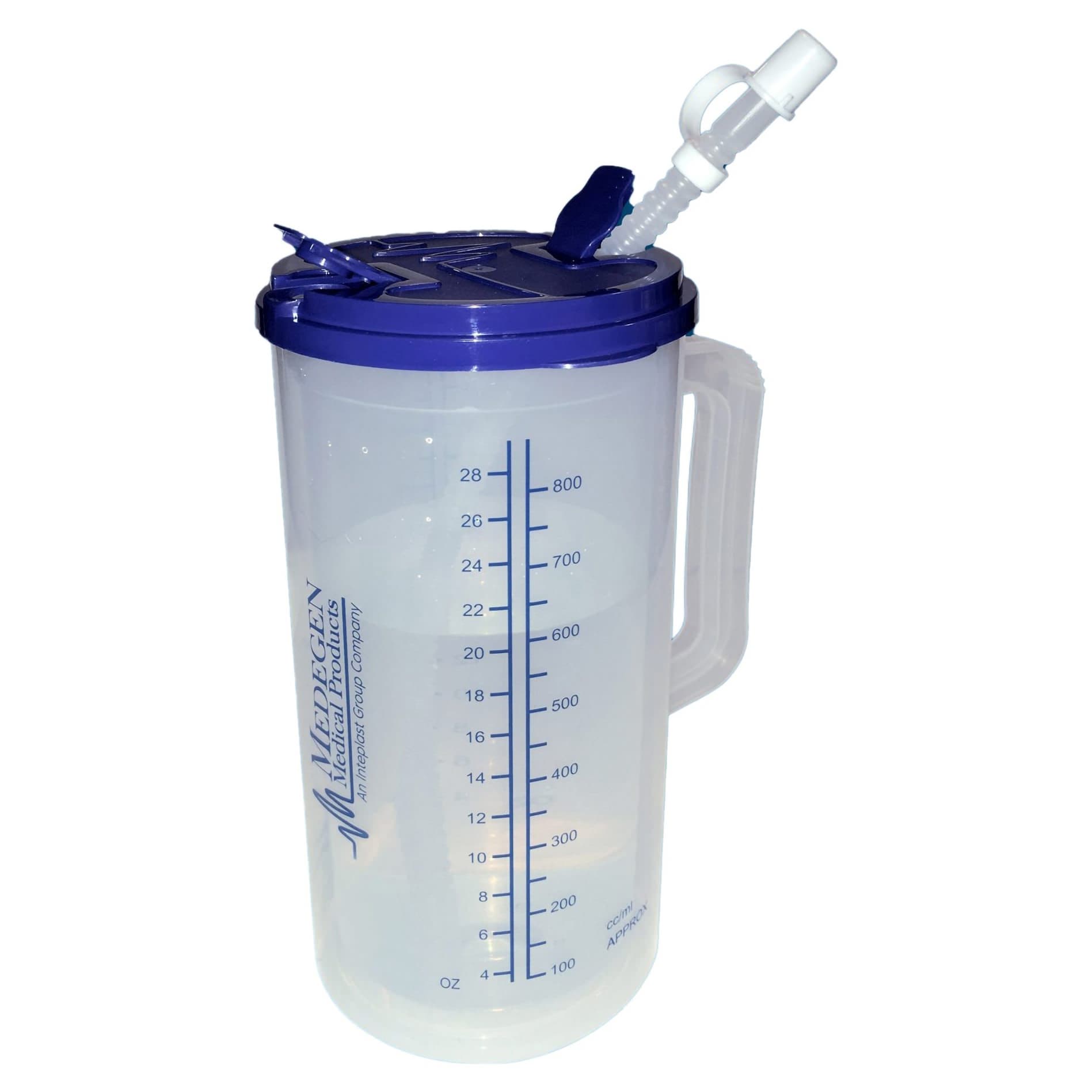 Medegen Clear Cup Reusable Insulated Drinking Mug, 32 oz