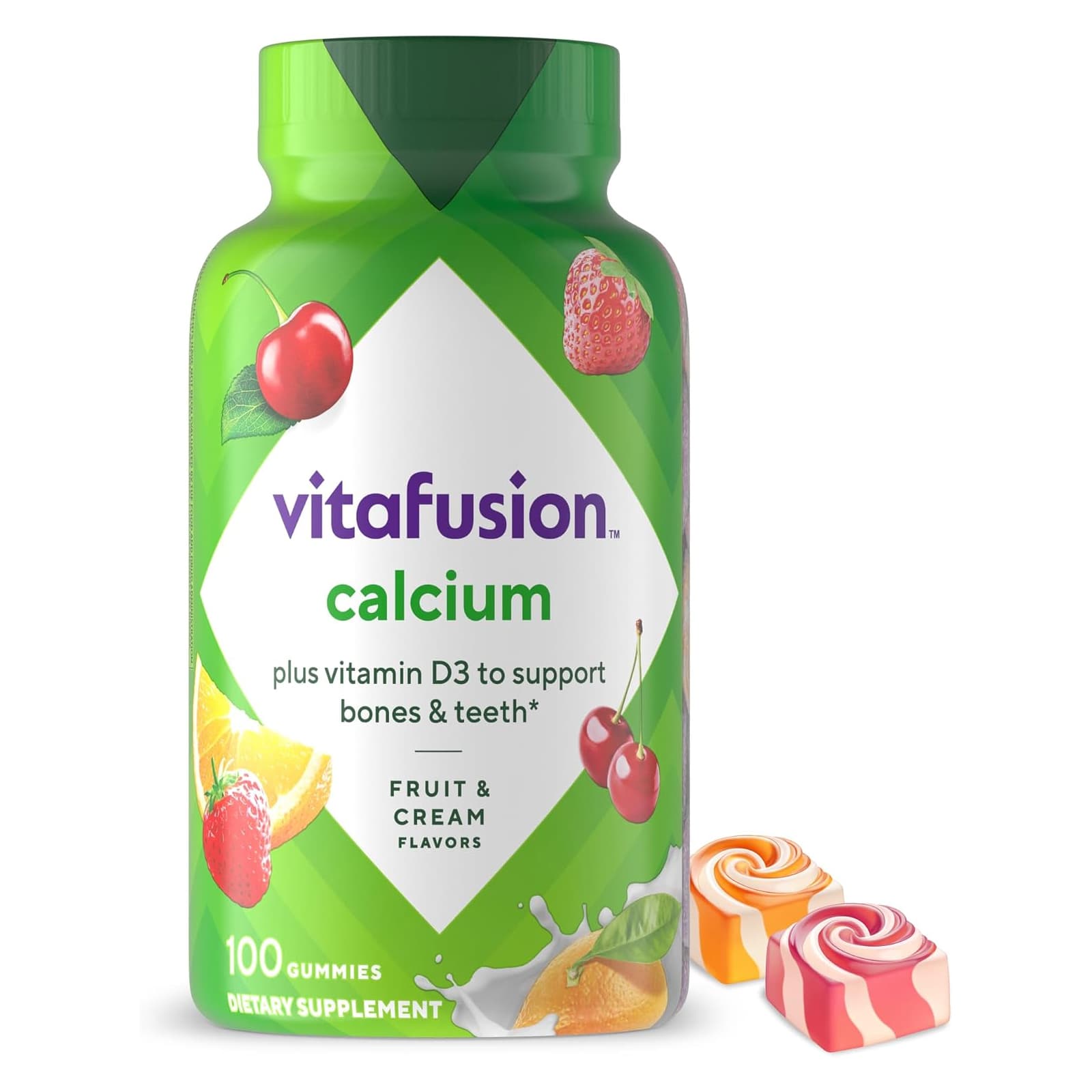 Vitafusion Calcium plus Vitamin D3 Gummies - Image 1