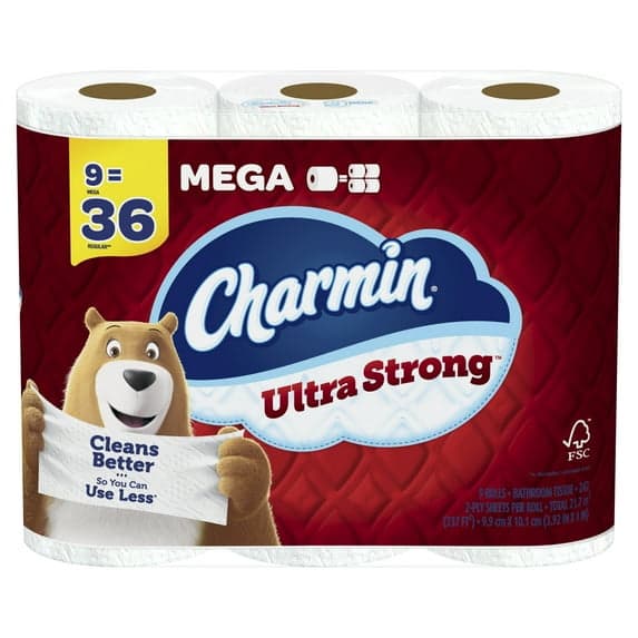 Charmin Ultra Strong Toilet Paper - Case of 36 - Image 1