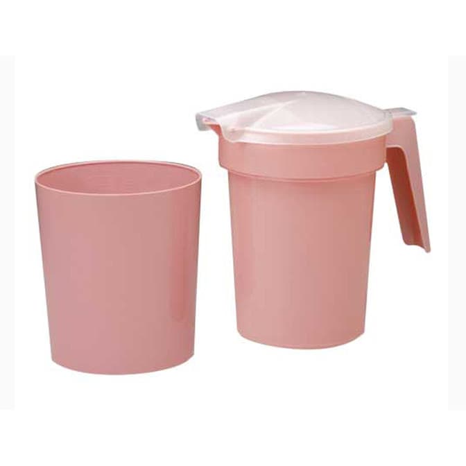 Medegen Bedside Pitcher, Dusty Rose Pink, 28 oz - Case of 100 - Image 1