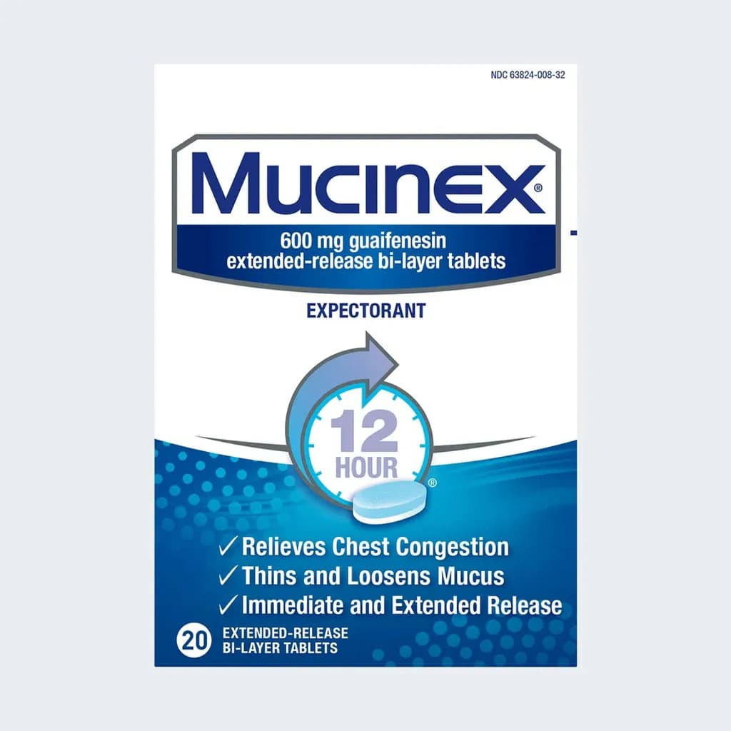 Mucinex Extended-Release Bi-Layer Tablets, Adult - Case of 24 - Image 1