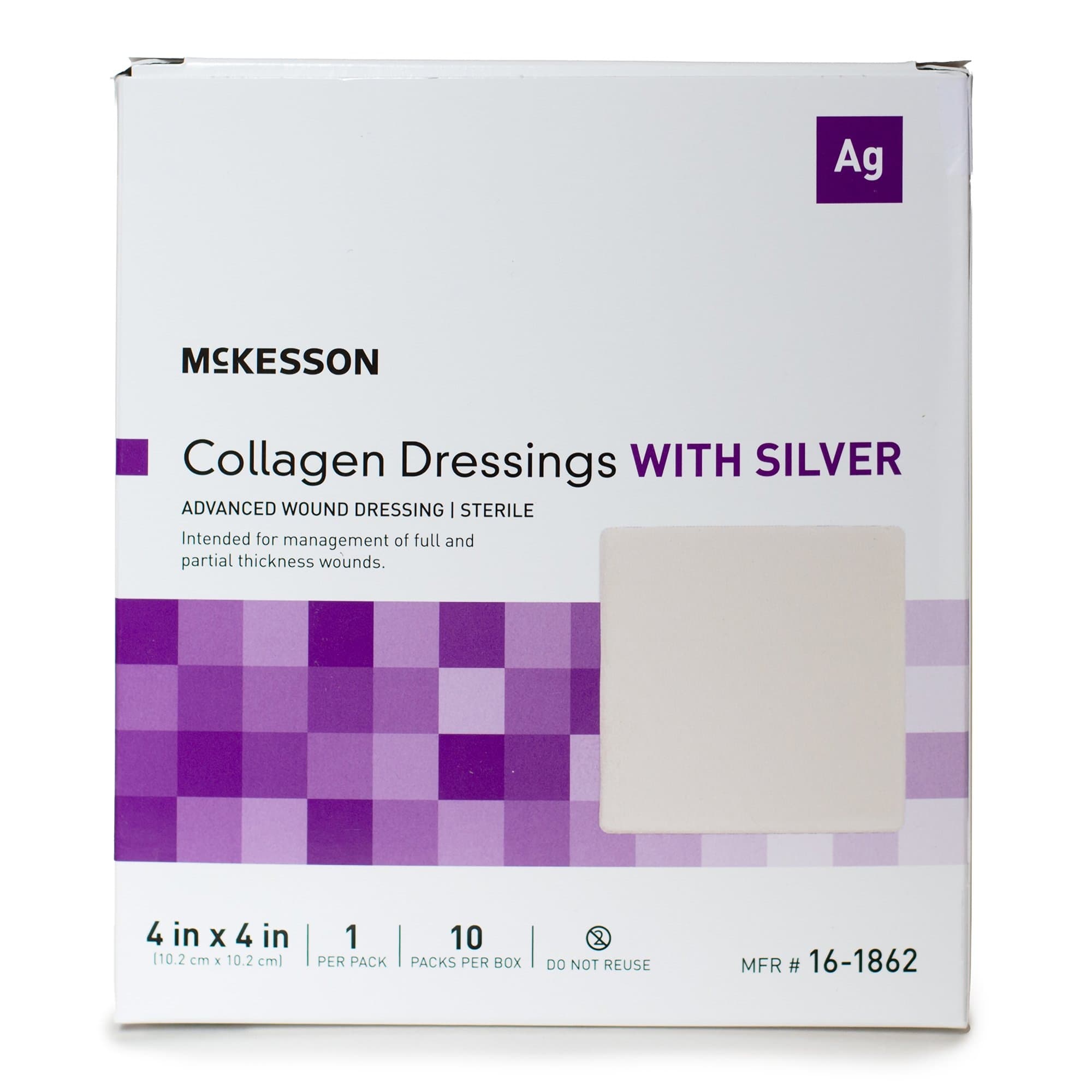 McKesson Silver Collagen Dressing, Sterile - Image 3
