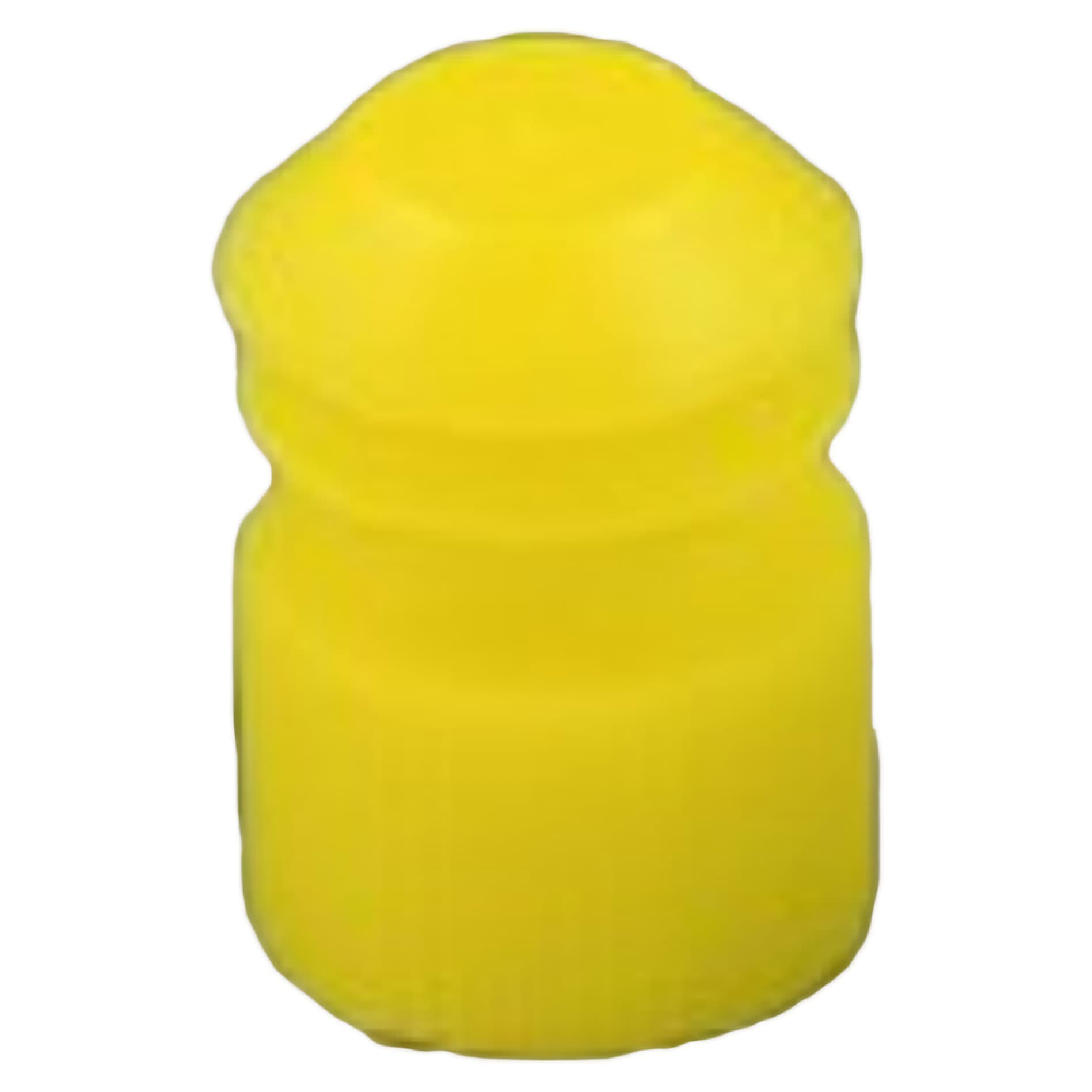 McKesson Tube Closure For Use with 13 mm Blood Drawing Tubes, Flanged Plug Cap, Yellow - Case of 20000 - Image 1