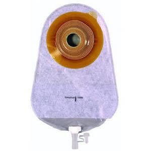 Assura Convex Deep Maxi 1-Piece Urostomy Pouch, 5/8 to 1-5/16 Inch - Box of 10 - Image 1