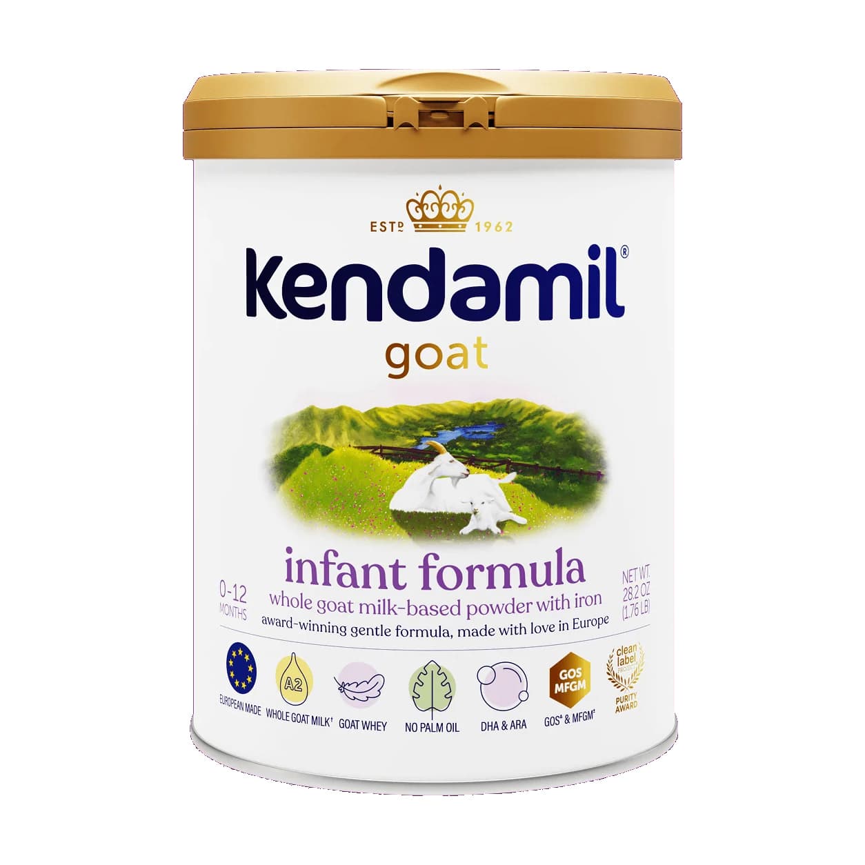 Kendamil Goat Infant Formula, 28.2 oz - Case of 6 - Image 1