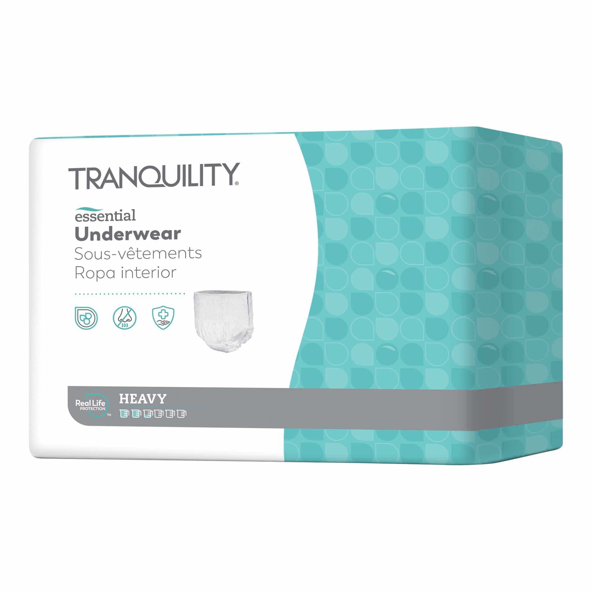 Tranquility Essential Heavy Absorbency Underwear, 3XLarge - 40/Case