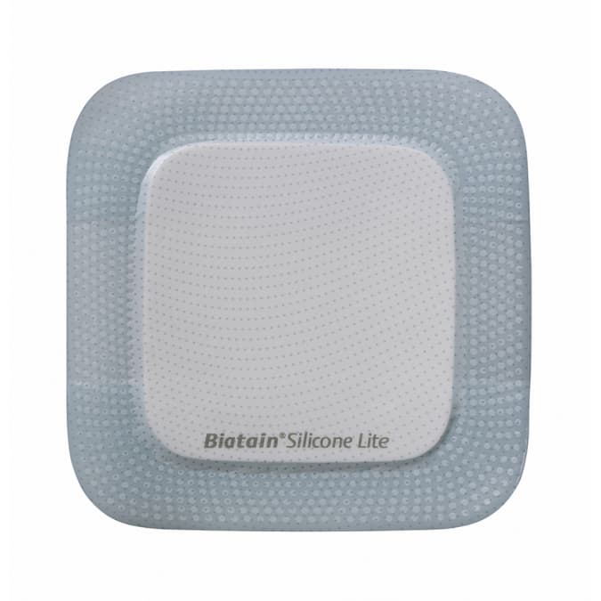 Biatain Silicone Lite Foam Dressing, 4 x 4 Inch - Each - Image 1