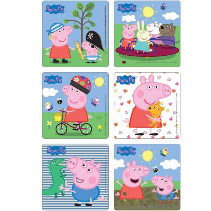 Medibadge Kids Love Stickers, Peppa Pig - Package of 75 - Image 1