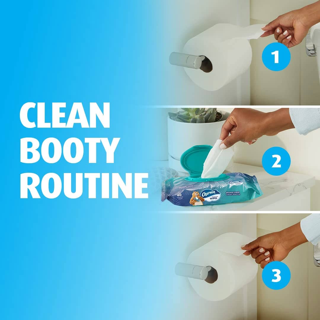 Charmin Flushable Wet Wipes, 80 Wipes, 2 Count - Image 2