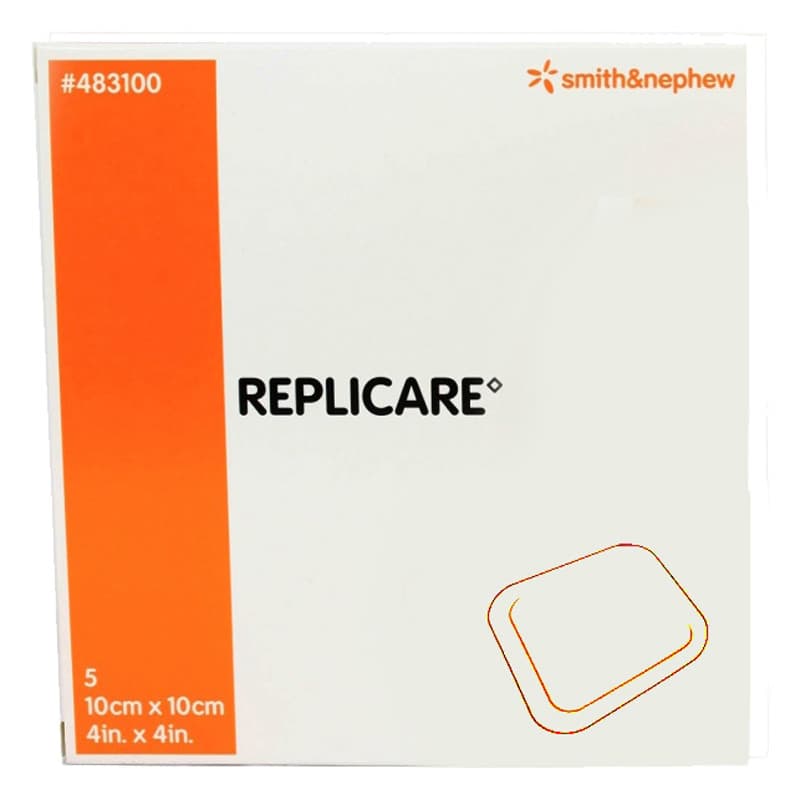 Replicare M Hydrocolloid Wound Dressing, 4" x 4" - Box of 10 - Image 1