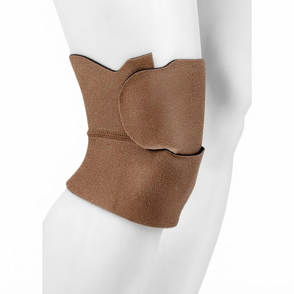 Juzo Standard Short Stretch Compression Knee Wrap, Beige, Extra Large - Image 1