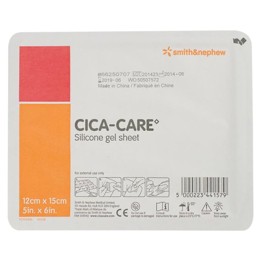 Cica-Care Self-adhesive Gel Sheet, 5 x 6 Inch - Each - Image 1