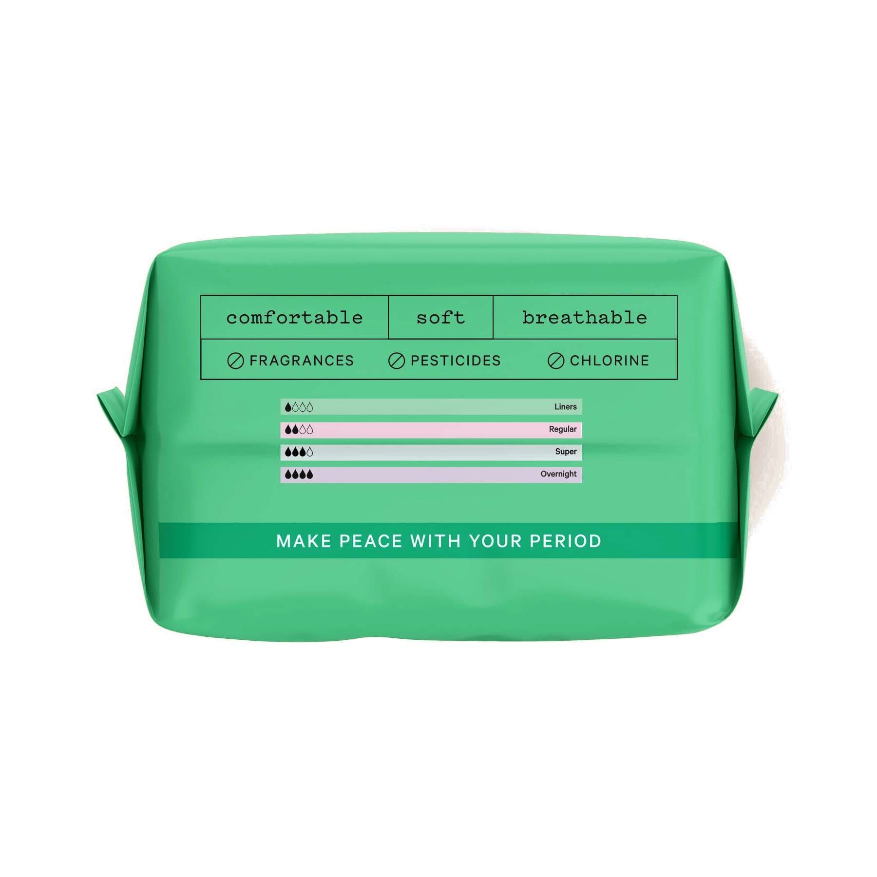 The Honey Pot Everyday Herbal Pantiliners, Light Absorbency - Package of 30 - Image 2