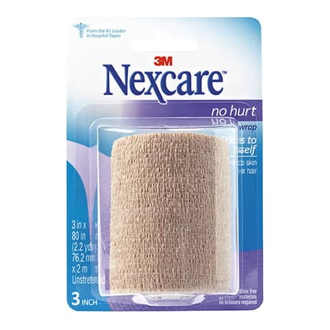 3M Nexcare No Hurt Medical Tape, 3 Inch x 2.2 Yards - Box of 12 - Image 1