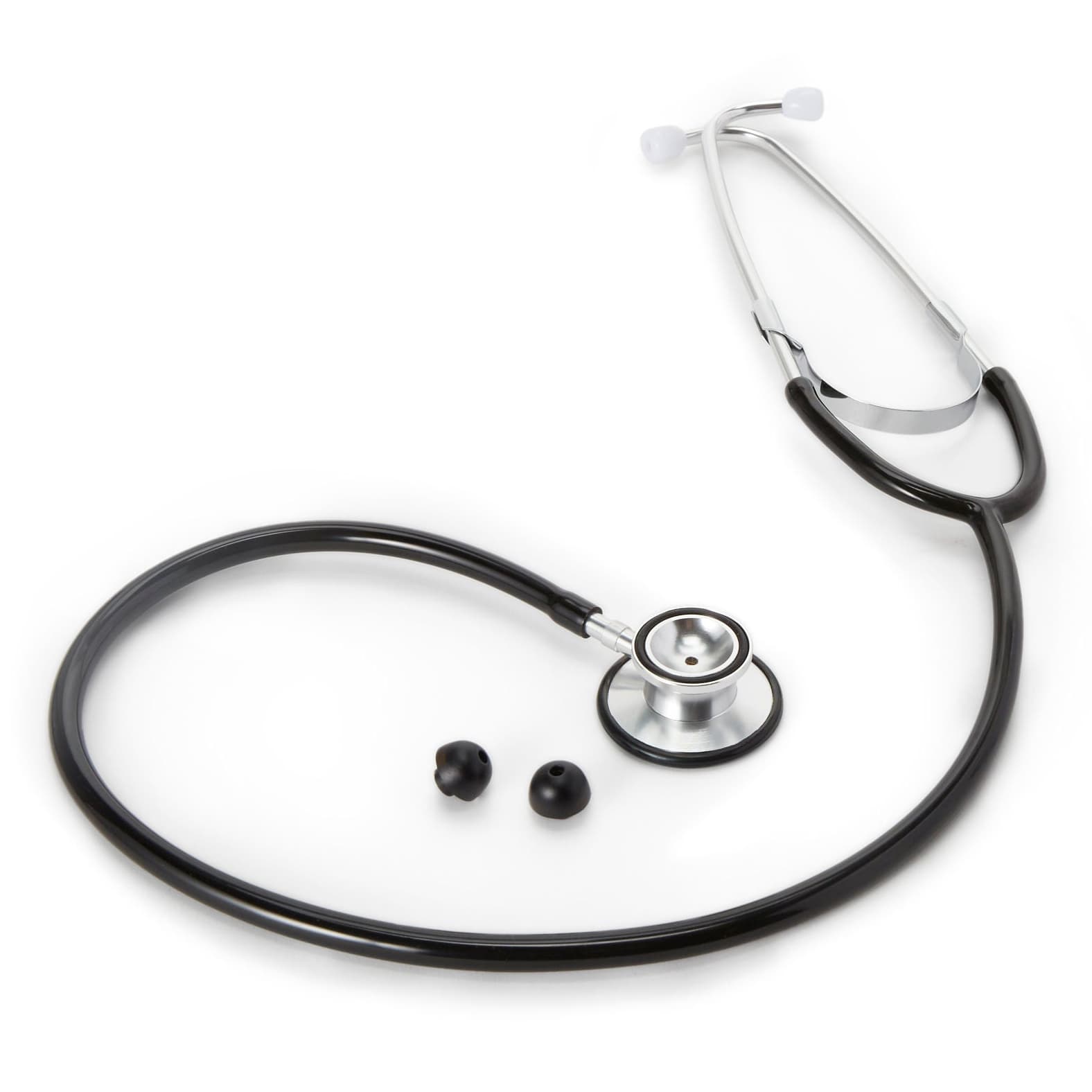 McKesson General Exam Stethoscope, Black, 22 Inch Tube - Image 1