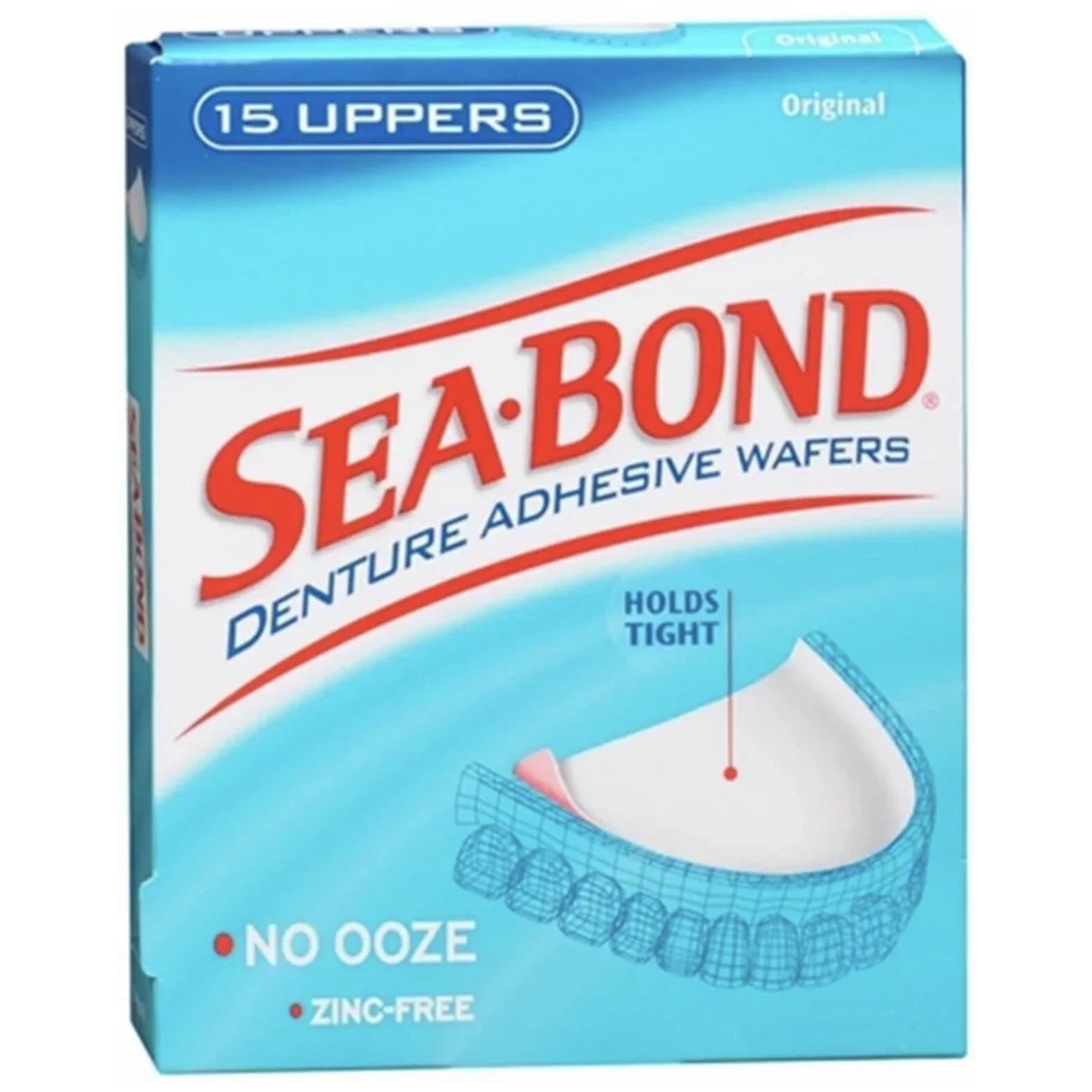 SeaBond Denture Adhesive Wafers, Lowers - Each - Image 1