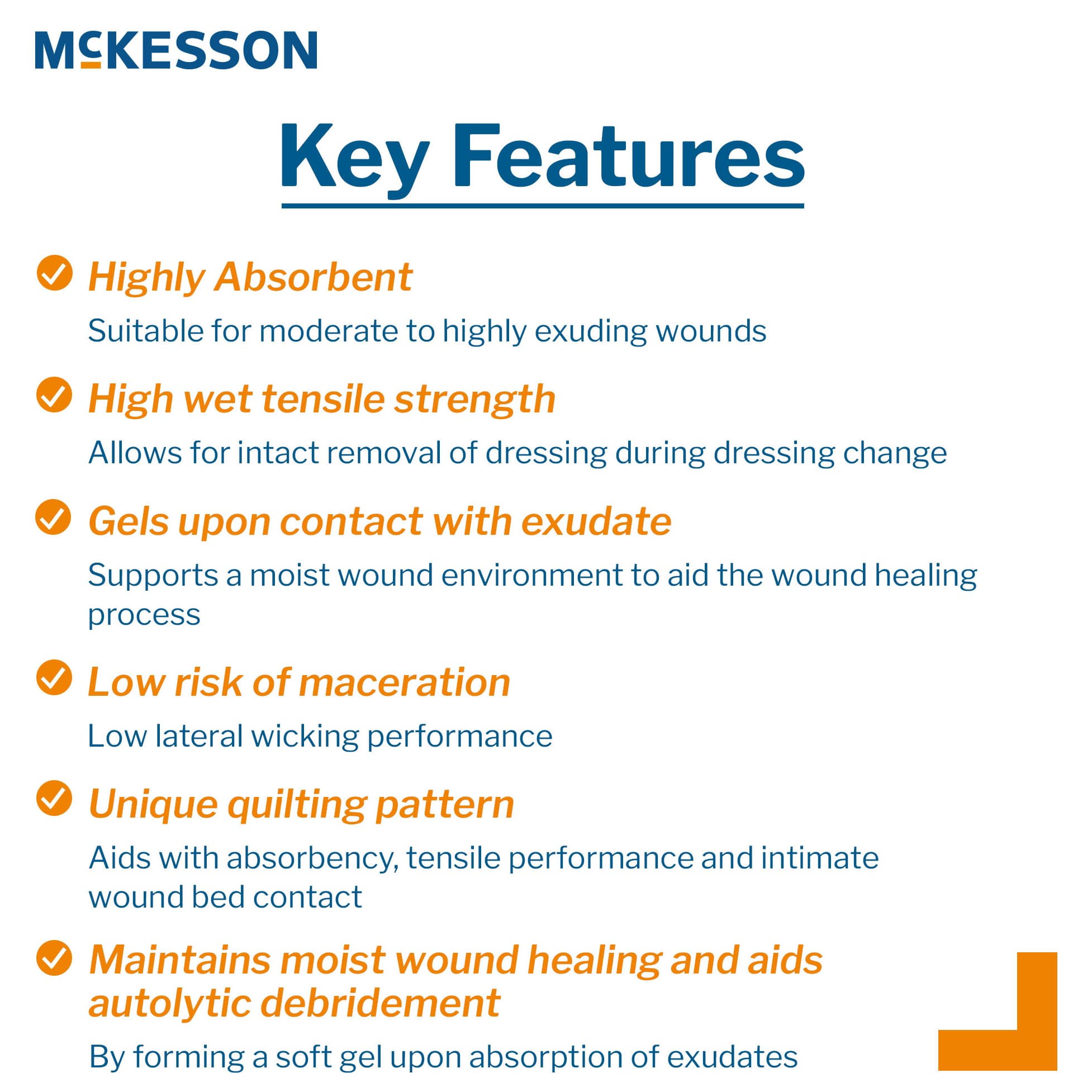 McKesson Silver Gelling Fiber Dressing White Ionic Silver Square Sterile - Image 4