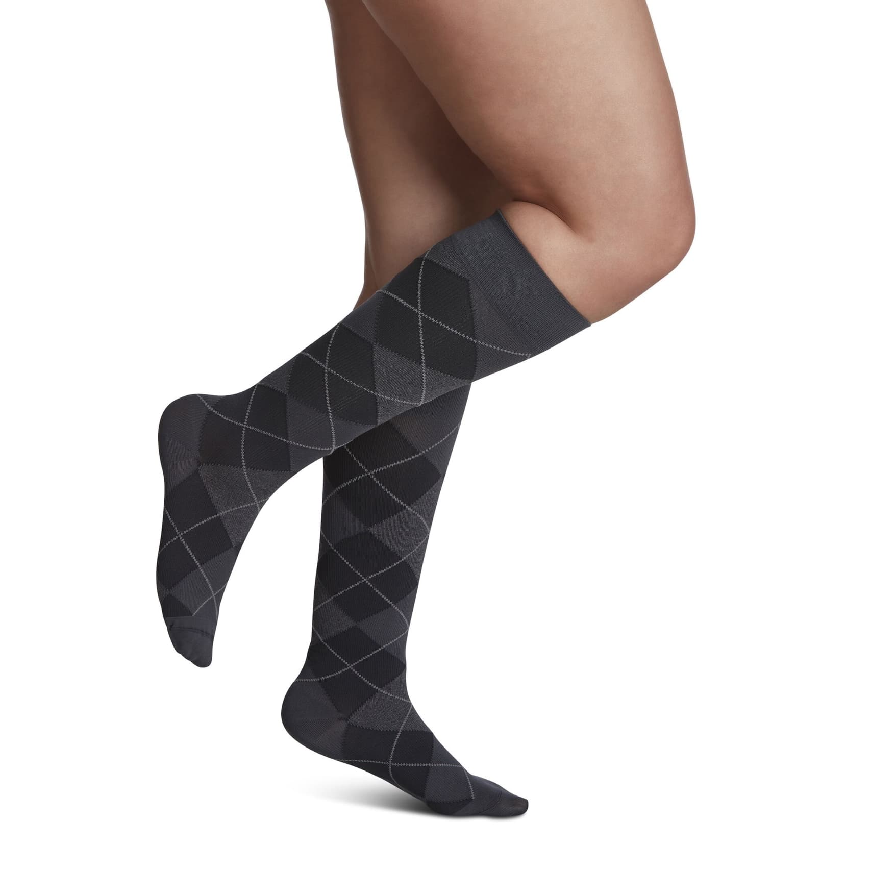 Sigvaris Women Microfiber Shades Calf High Compression Socks, 15-20mmHg - Image 2