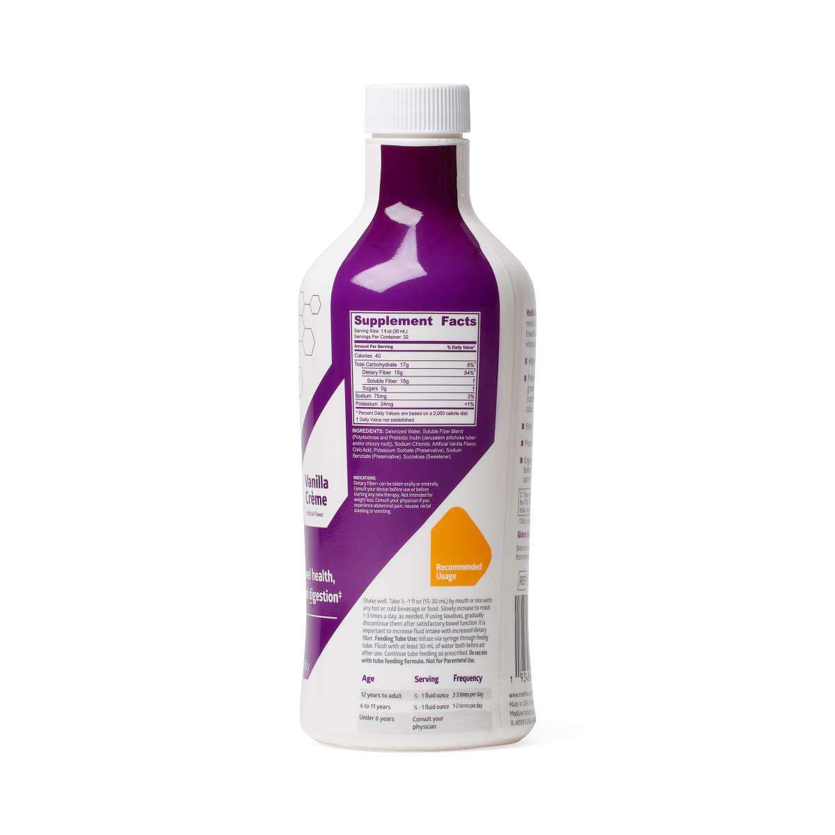 Medline Dietary Fiber+ Liquid Supplement - Image 2