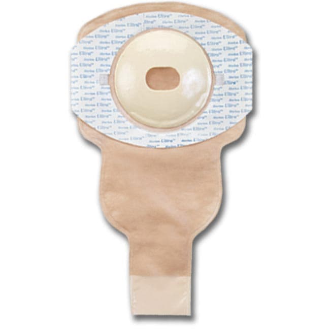 UltraPlus 1-Piece Shallow Convex Drainable Pouch 1" x 1-1/2" - Box of 10 - Image 1