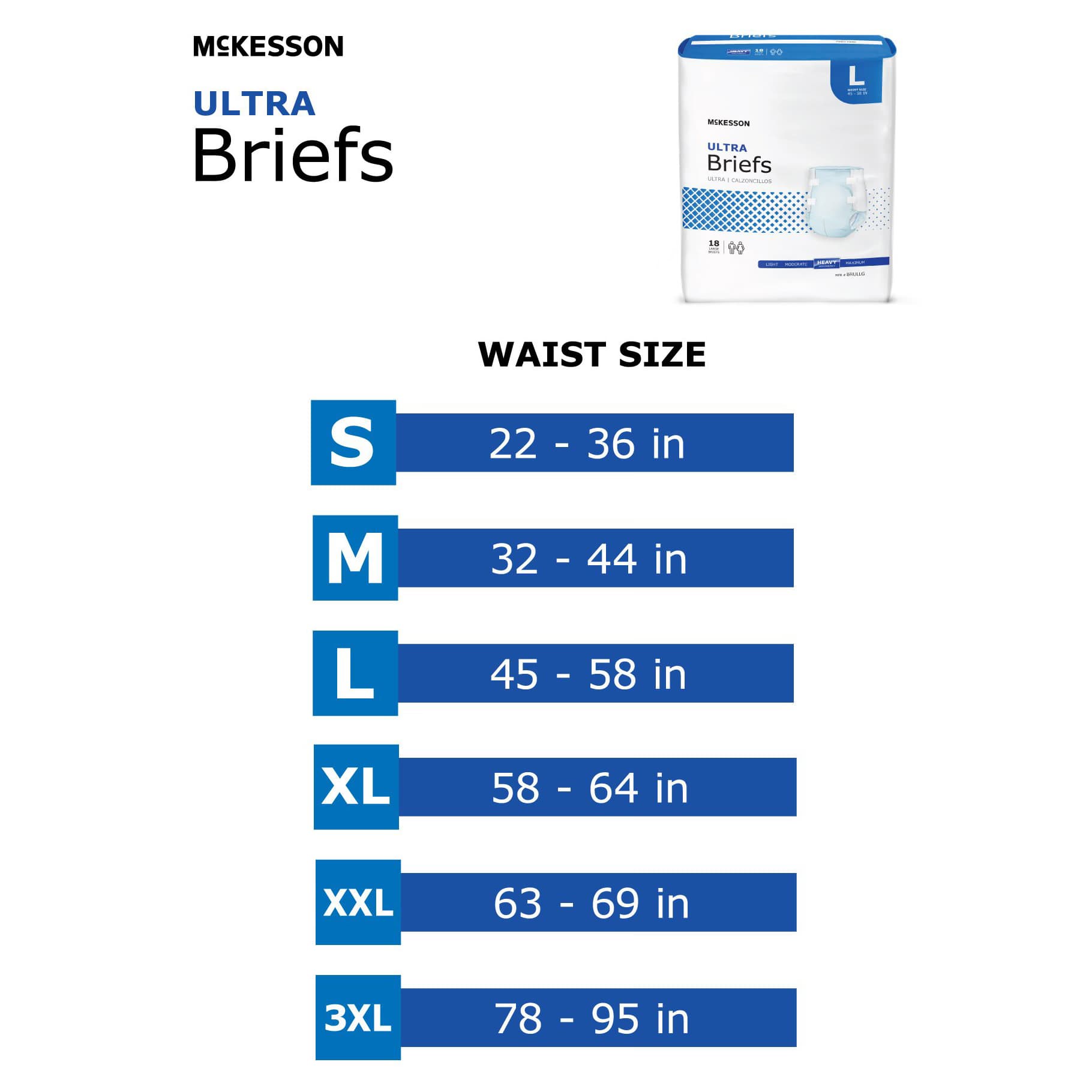McKesson Ultra Bariatric Adult Briefs, 3X large - Image 3